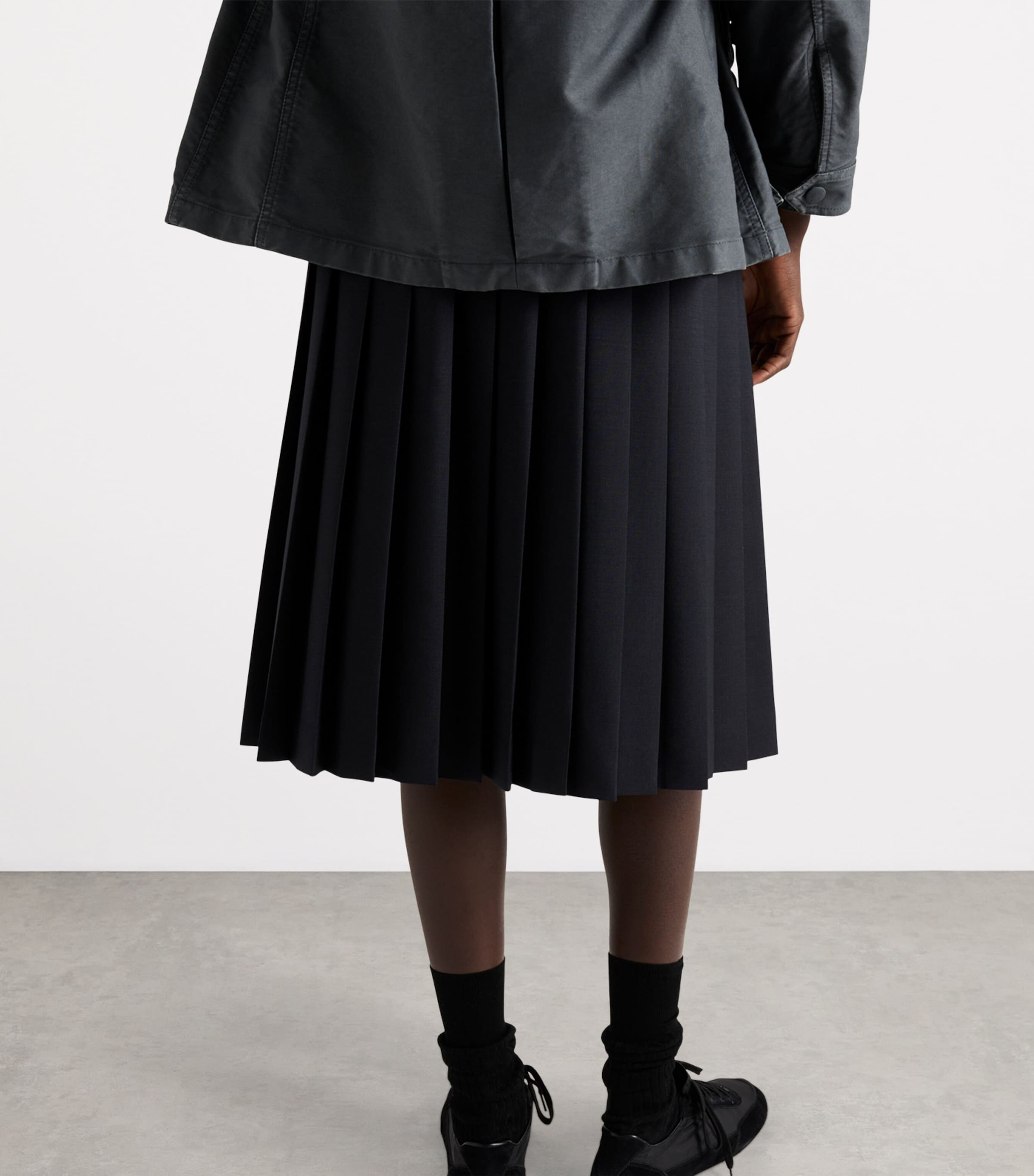 Mohair-Wool Skirt F0008 Image 3