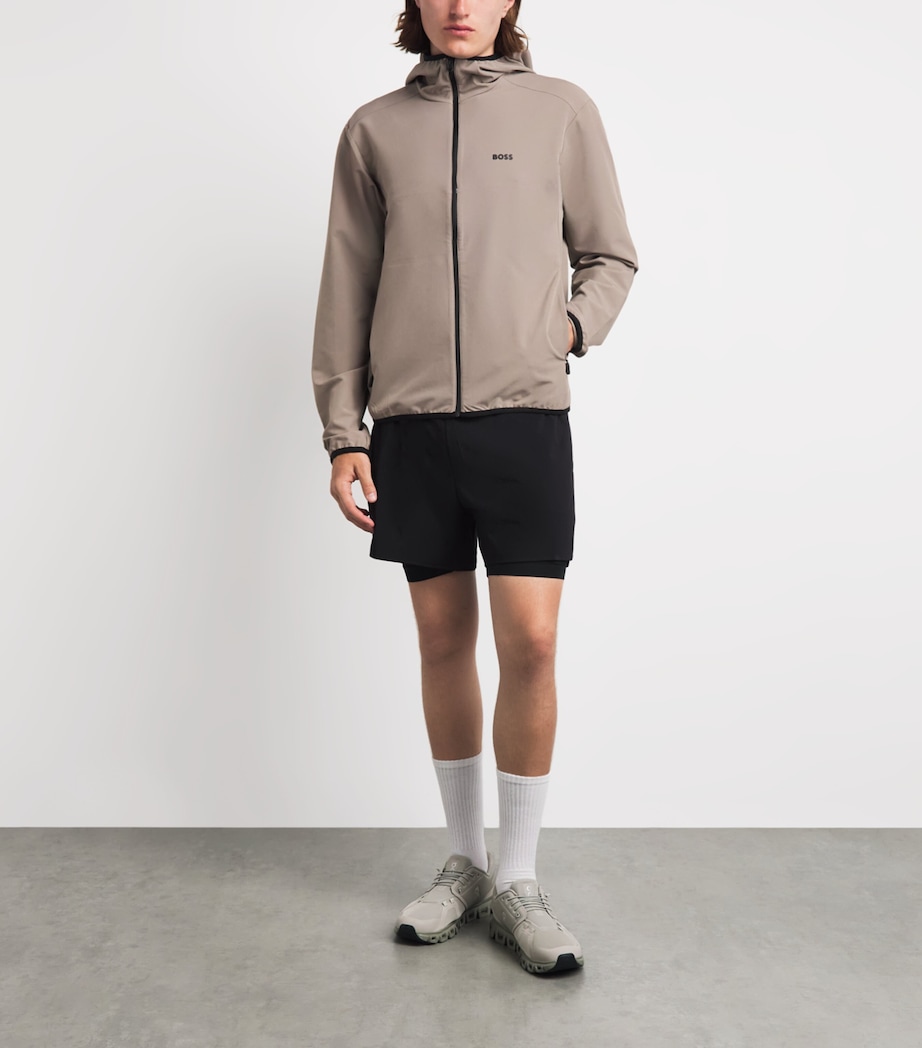 BOSS Mens Water-Resistant Commuter Pro Jacket Light Pastel Image 2