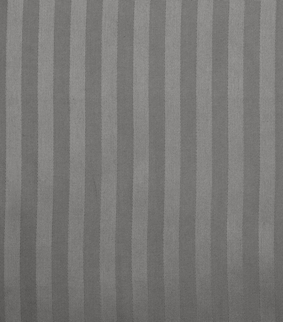 Raso Rigato Pillowcase (30cm x 40cm) CHARCOAL Image 4