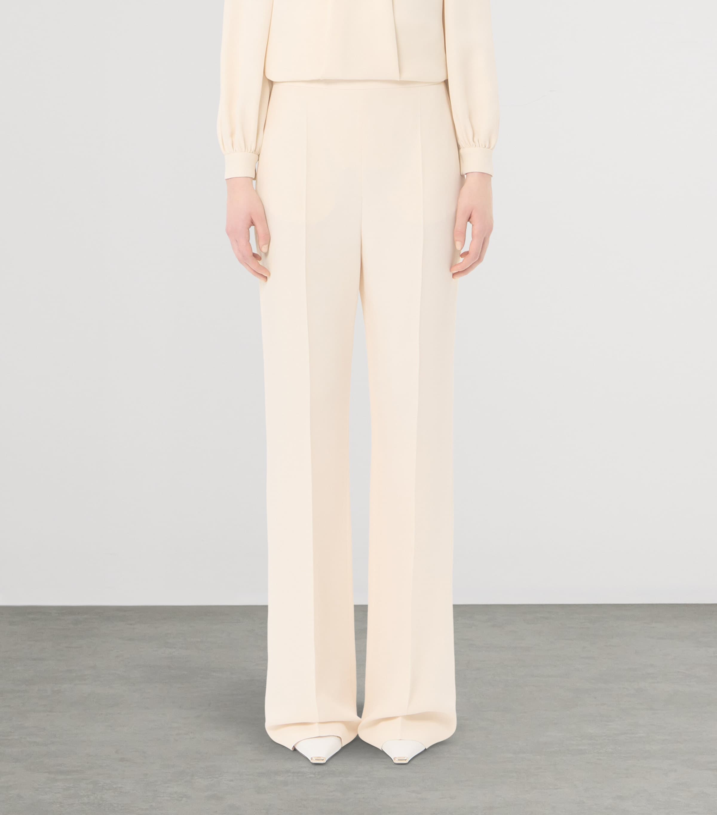 Valentino Womens Silk Tailored Trousers Image 3
