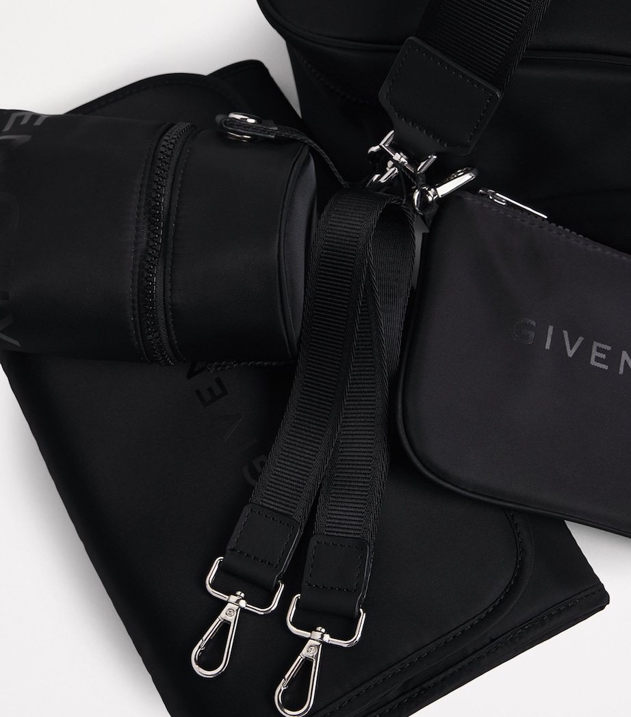 Givenchy Kids Logo Print Changing Bag Black Image 2