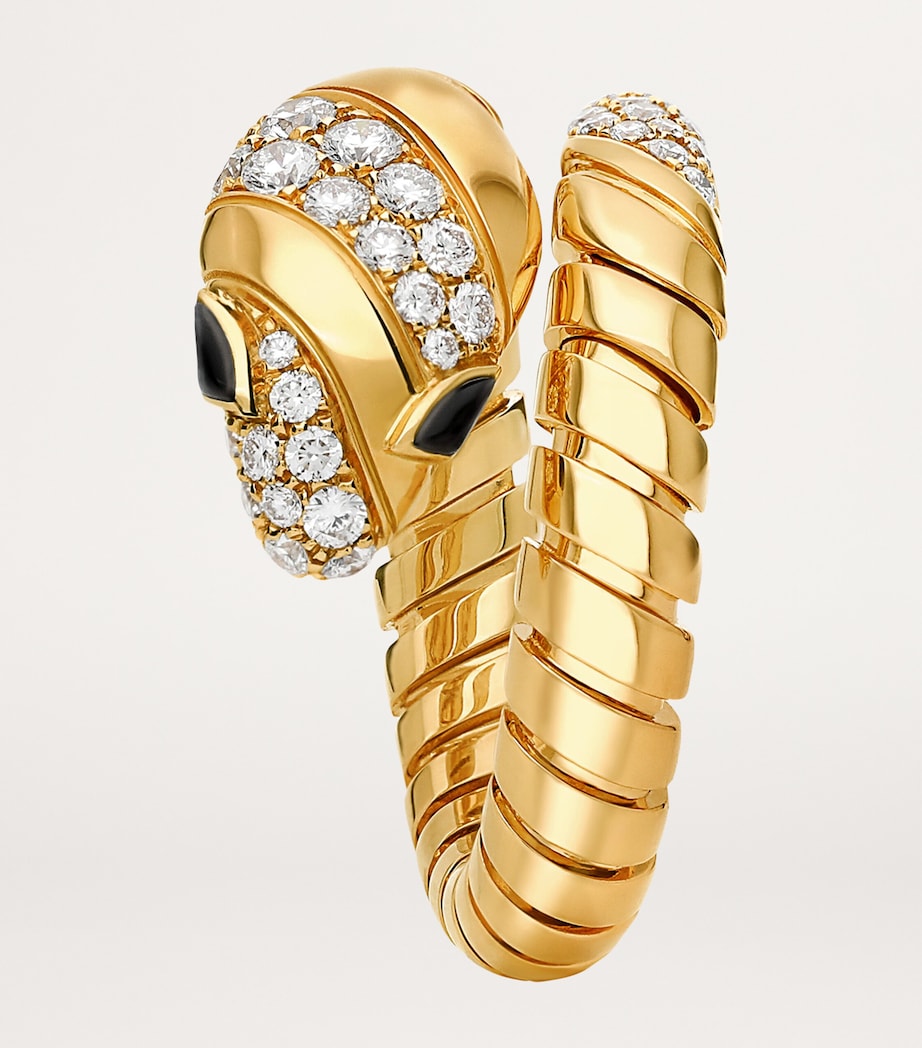 Yellow Gold and Diamond Serpenti Ring YELLOW GOLD Image 3