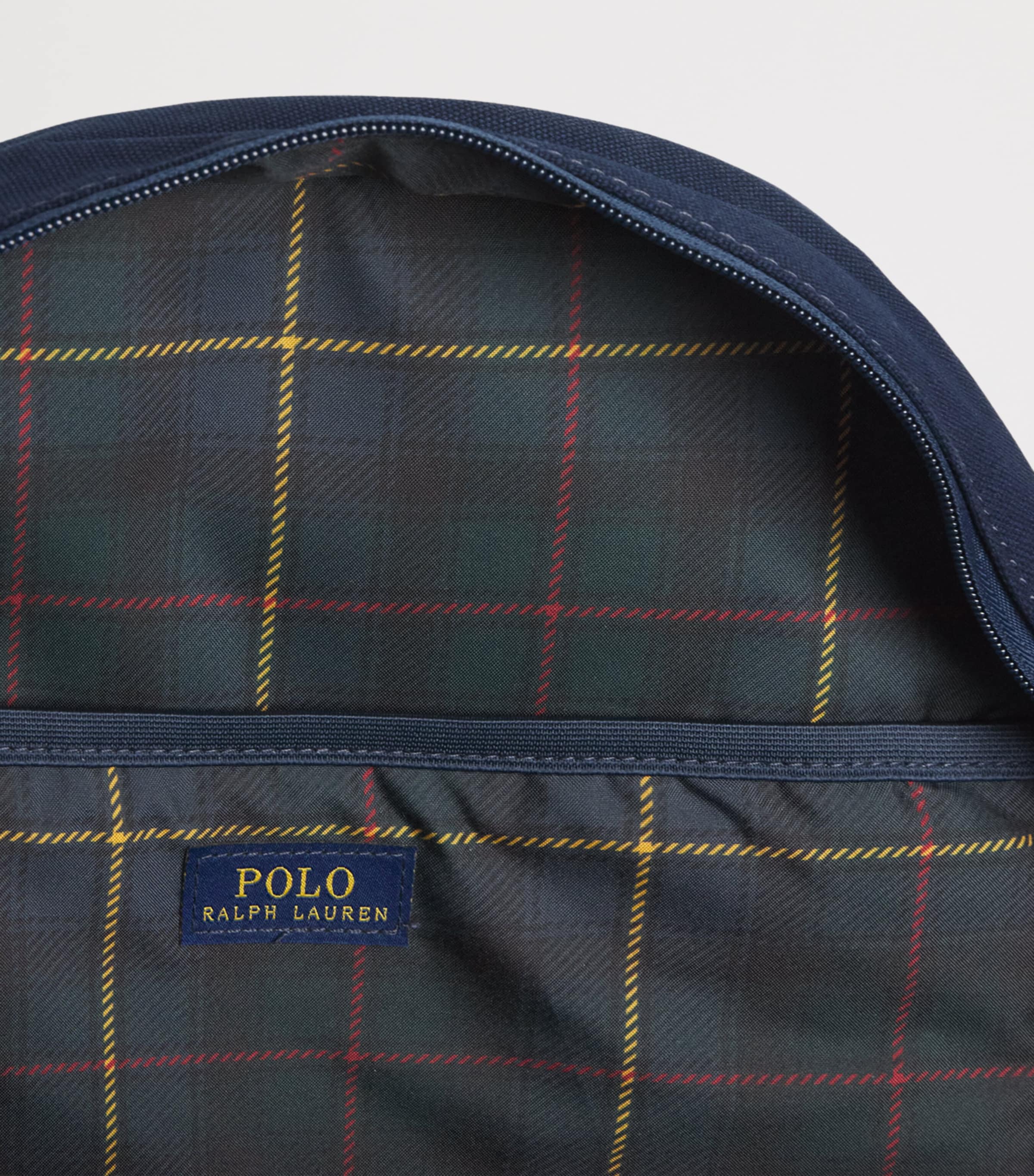 Ralph Lauren Kids Canvas Polo Pony Backpack Newport Navy Image 4