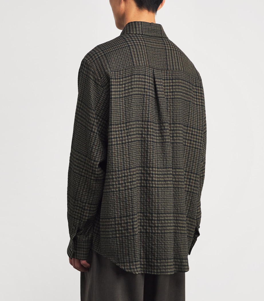 Relaxed Check Shirt KHAKI KK Image 4