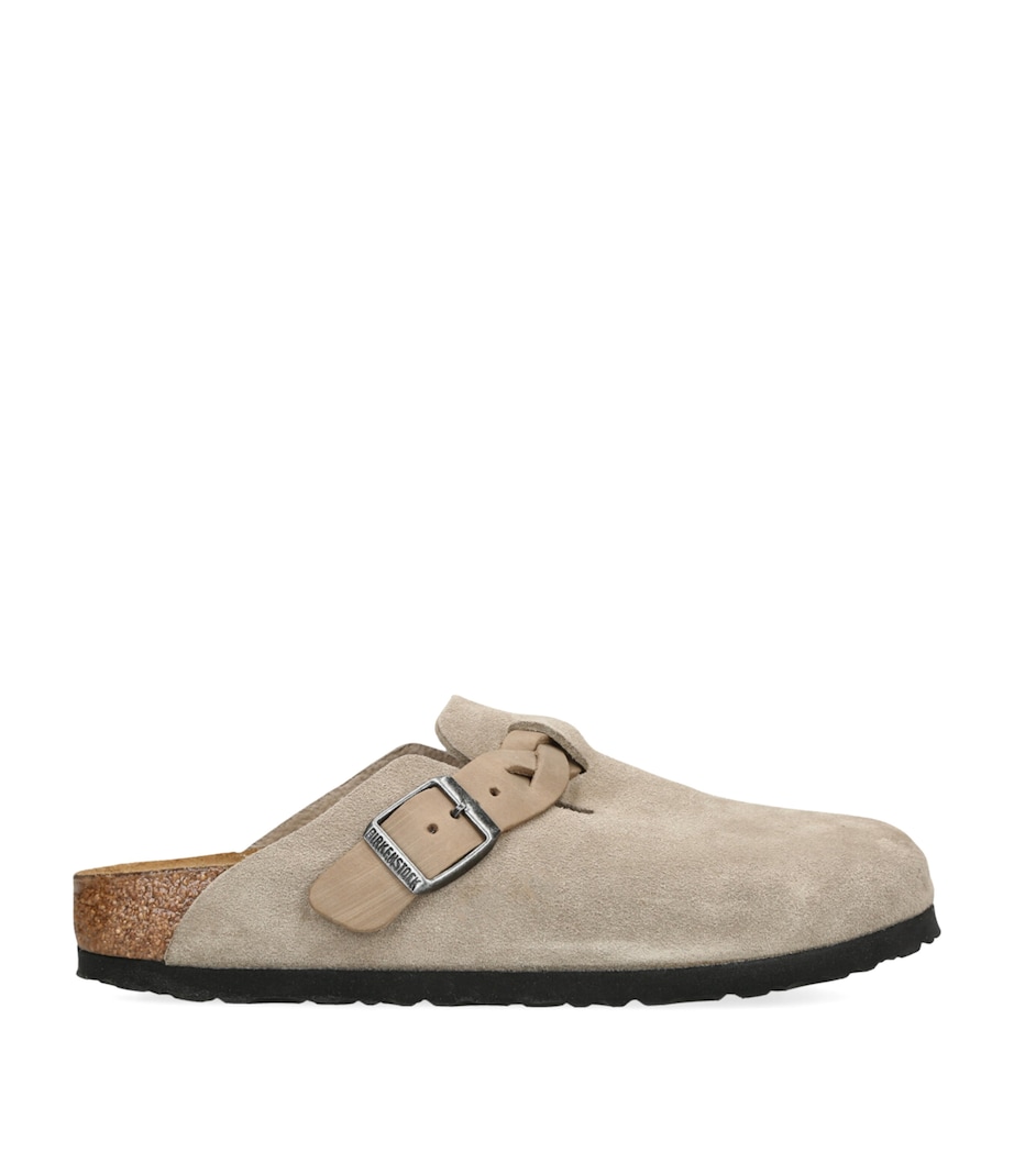 Suede Braid Boston Sandals TAUPE Image 1