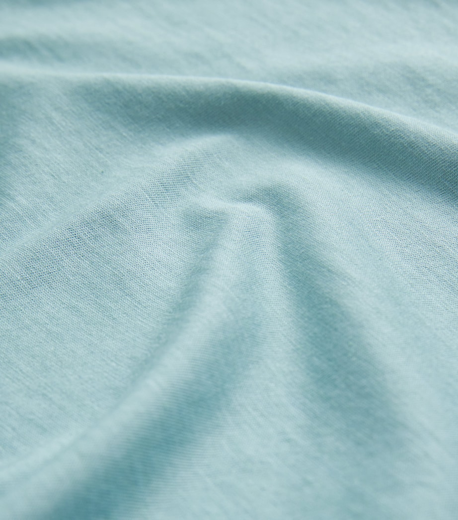 Cotton-Silk Jersey Tank Top LAGOON Image 5