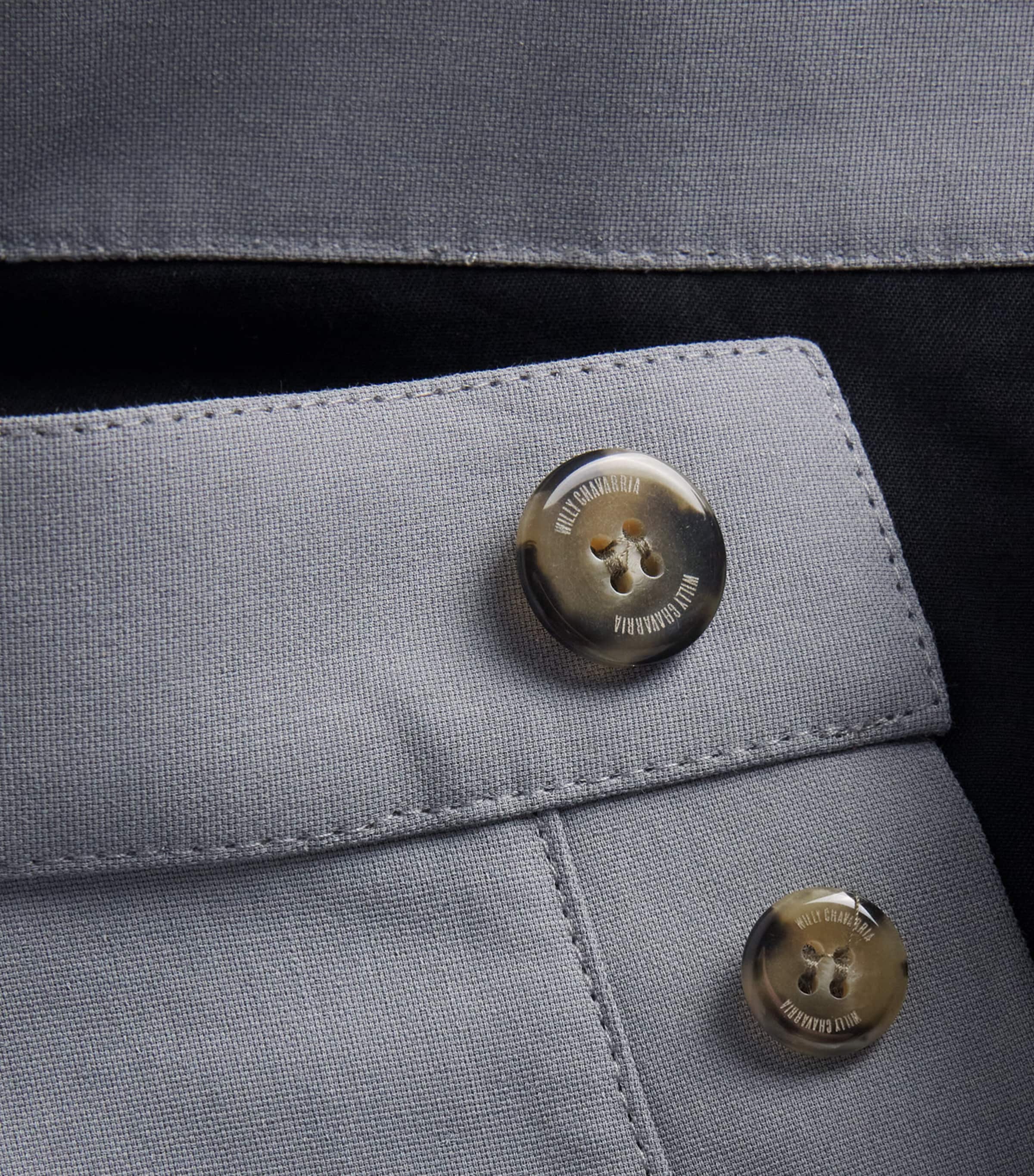 Willy Chavarria Mens Chilango Shorts Concrete Image 6