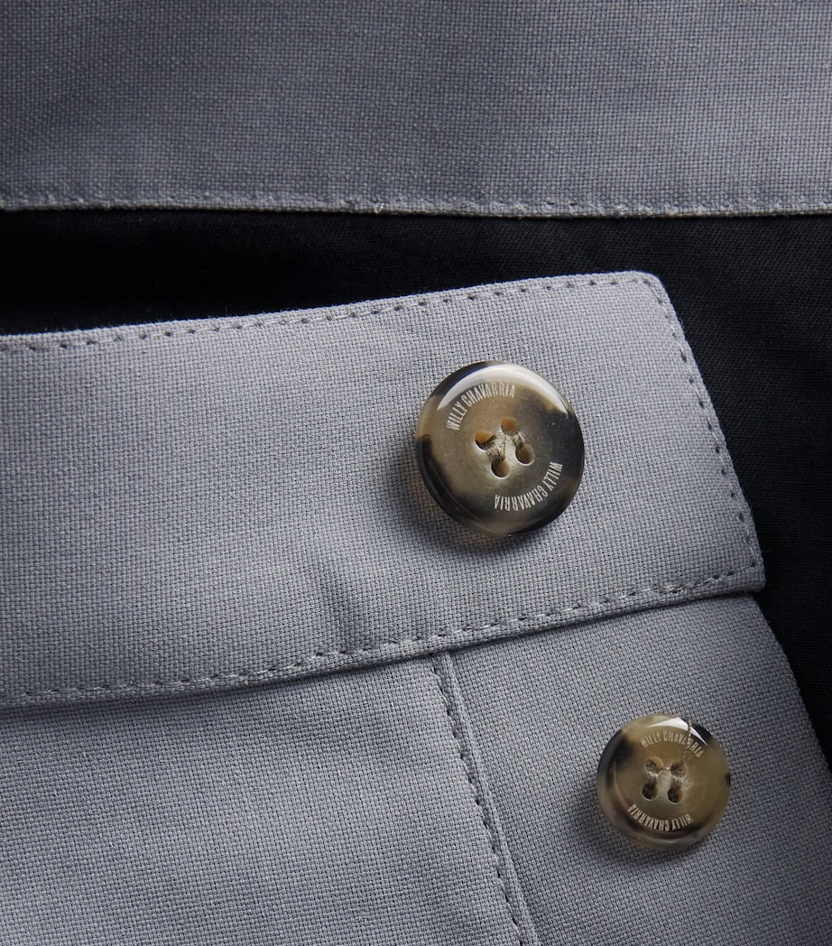 Willy Chavarria Mens Chilango Shorts Concrete Image 6