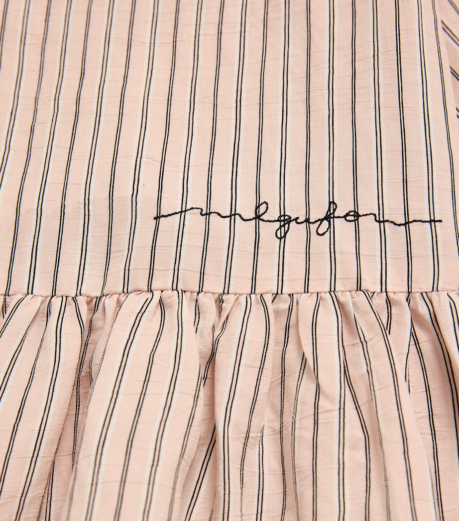 Striped Dress (2-12 Years) 304 SMOOTHIE PINK Image 3