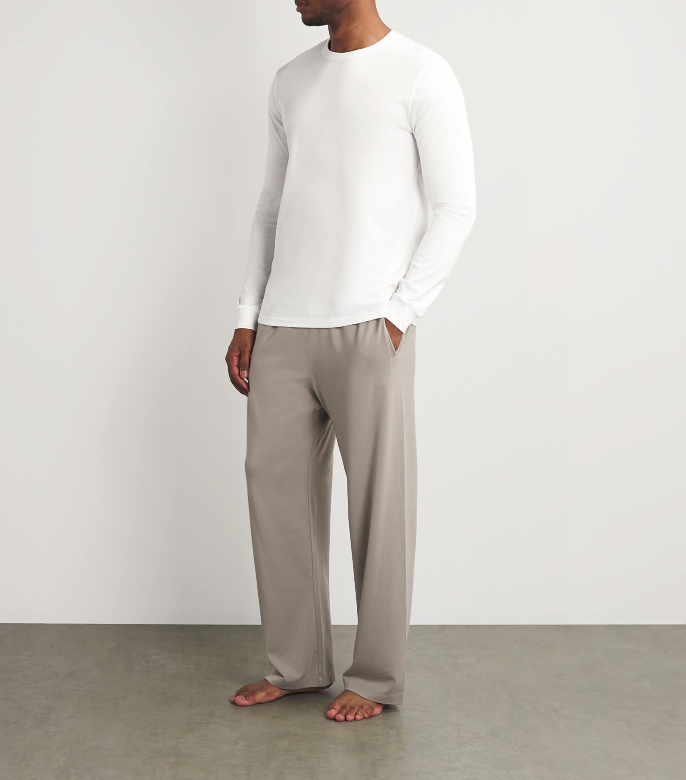 Cotton Long-Sleeve T-Shirt CHALK Image 2