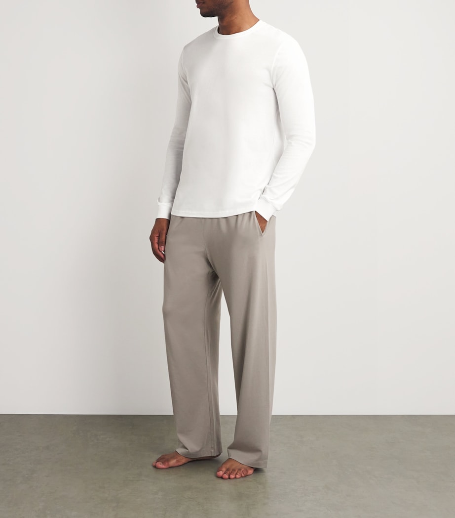 Cotton Long-Sleeve T-Shirt CHALK Image 2