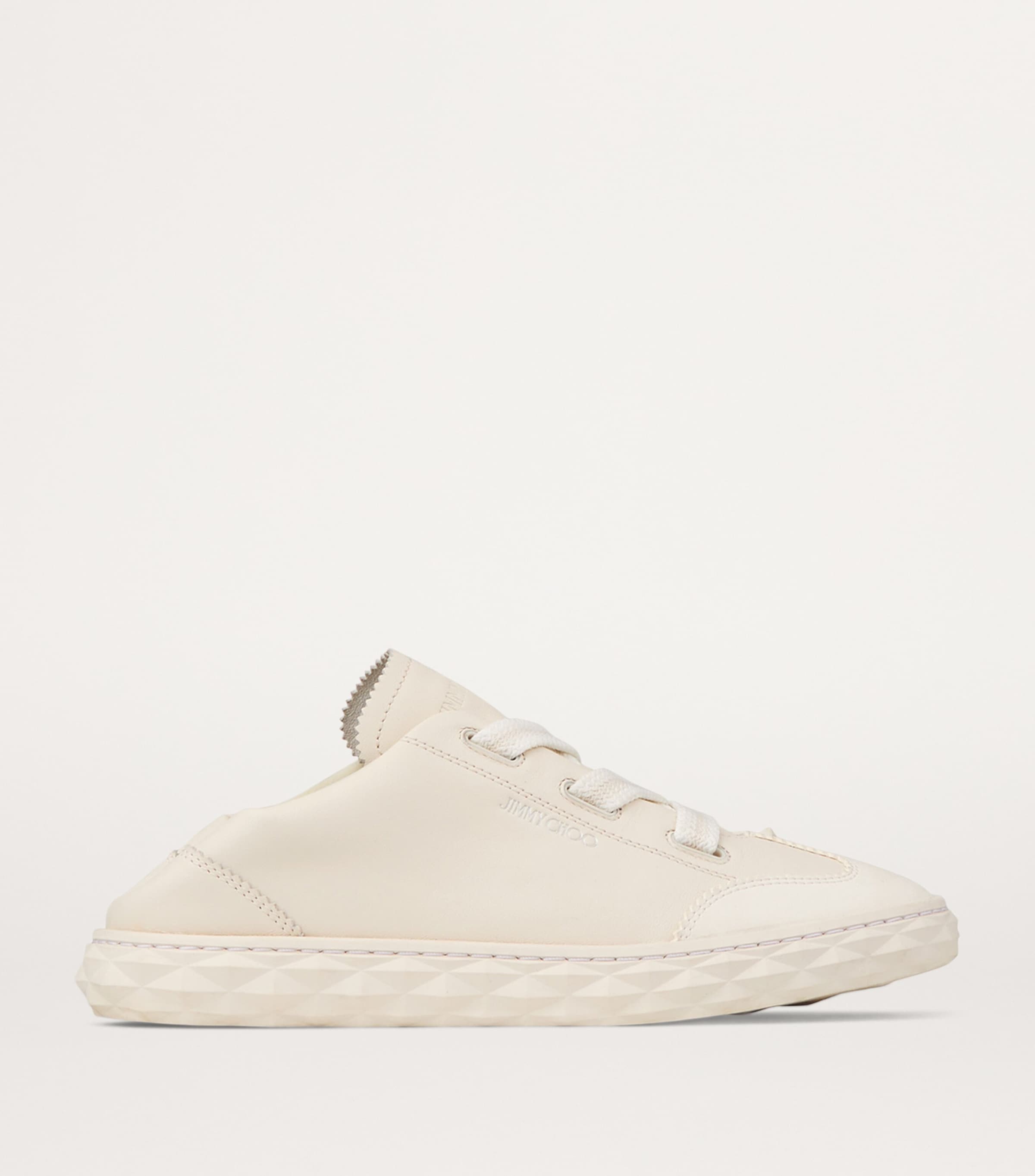 Diamond Light Flex Leather Sneakers V LATTE Image 6