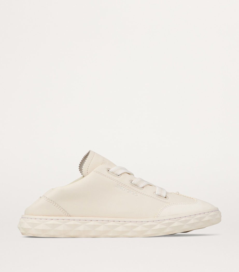 Diamond Light Flex Leather Sneakers V LATTE Image 6