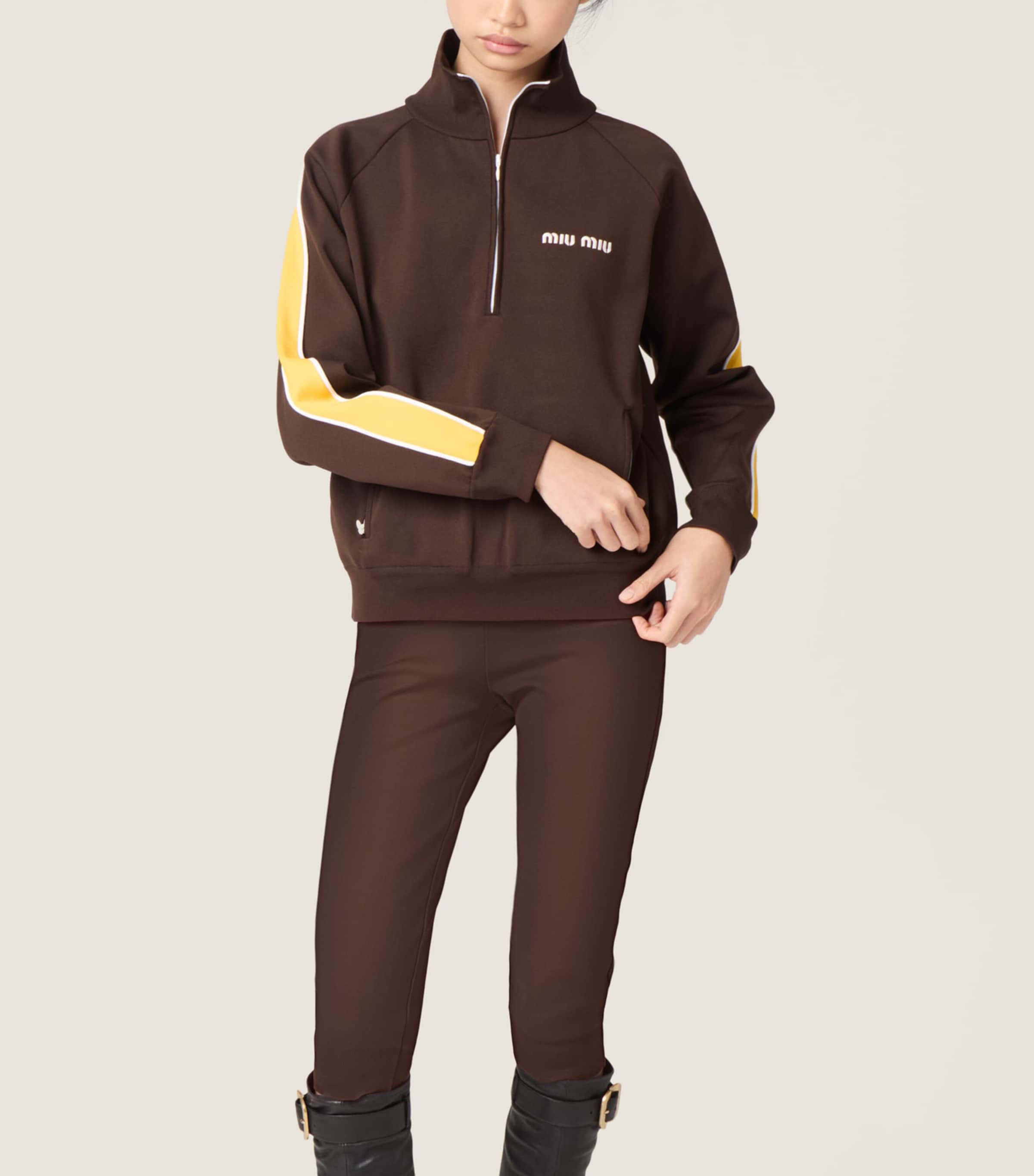 Logo Half-Zip Sweatshirt F0WDS Image 5