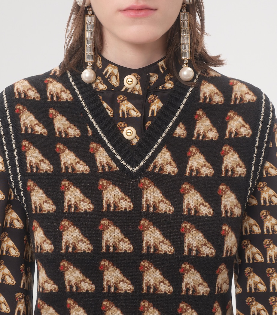 Wool Petit Charles Sweater Vest N78 Image 4