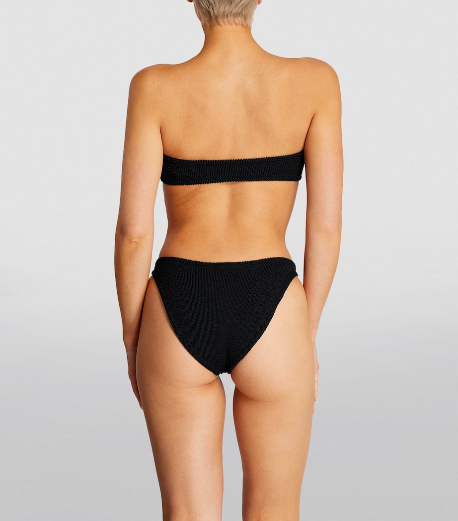 Bandeau Jean Bikini BLACK Image 3