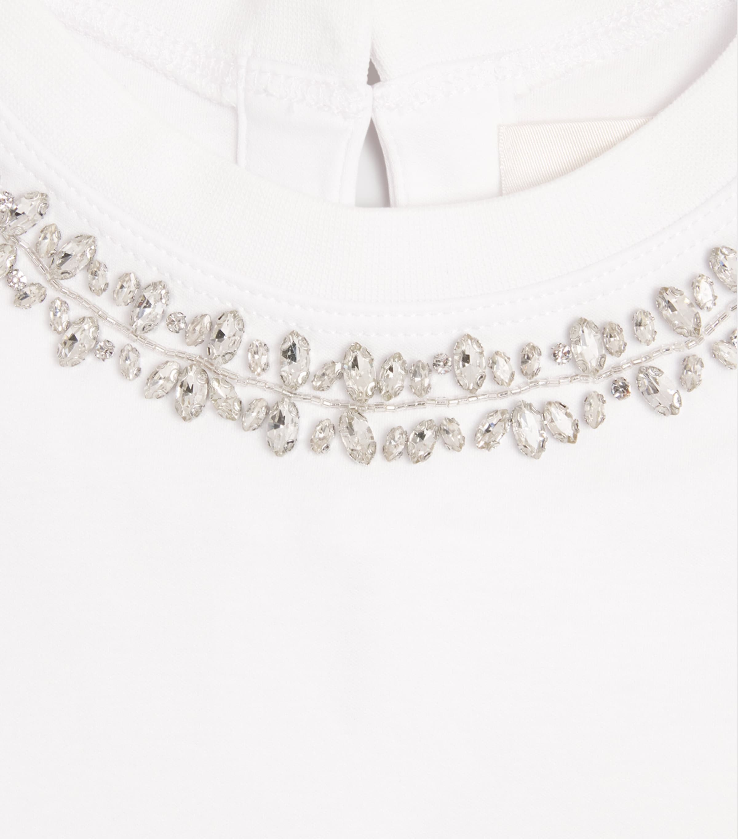 Crystal-Embellished T-Shirt (4-12+ Years) H31228/10PWHITE Image 3