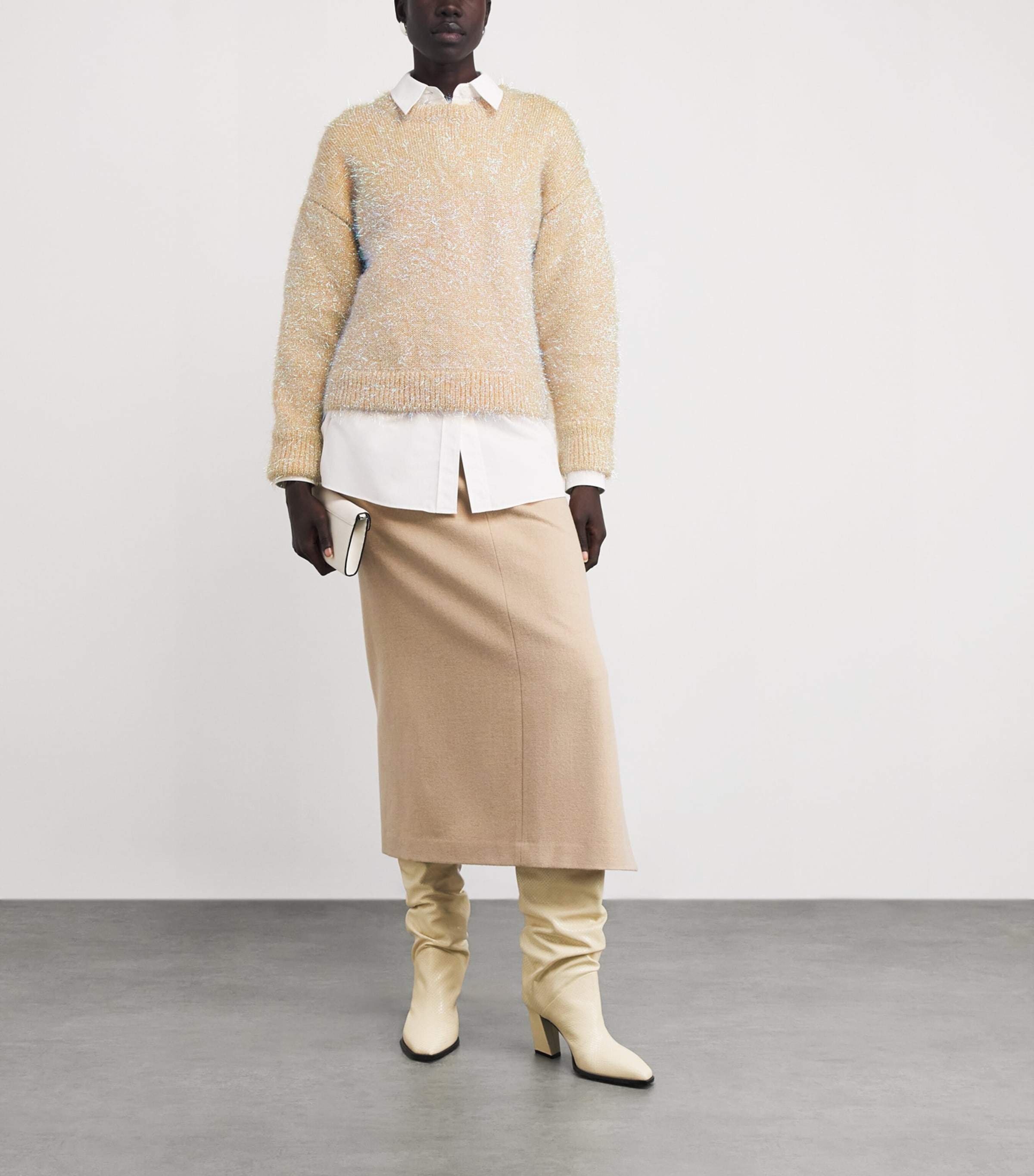 Iridescent Tinsel Sweater DUNE IRIDESCENT Image 2