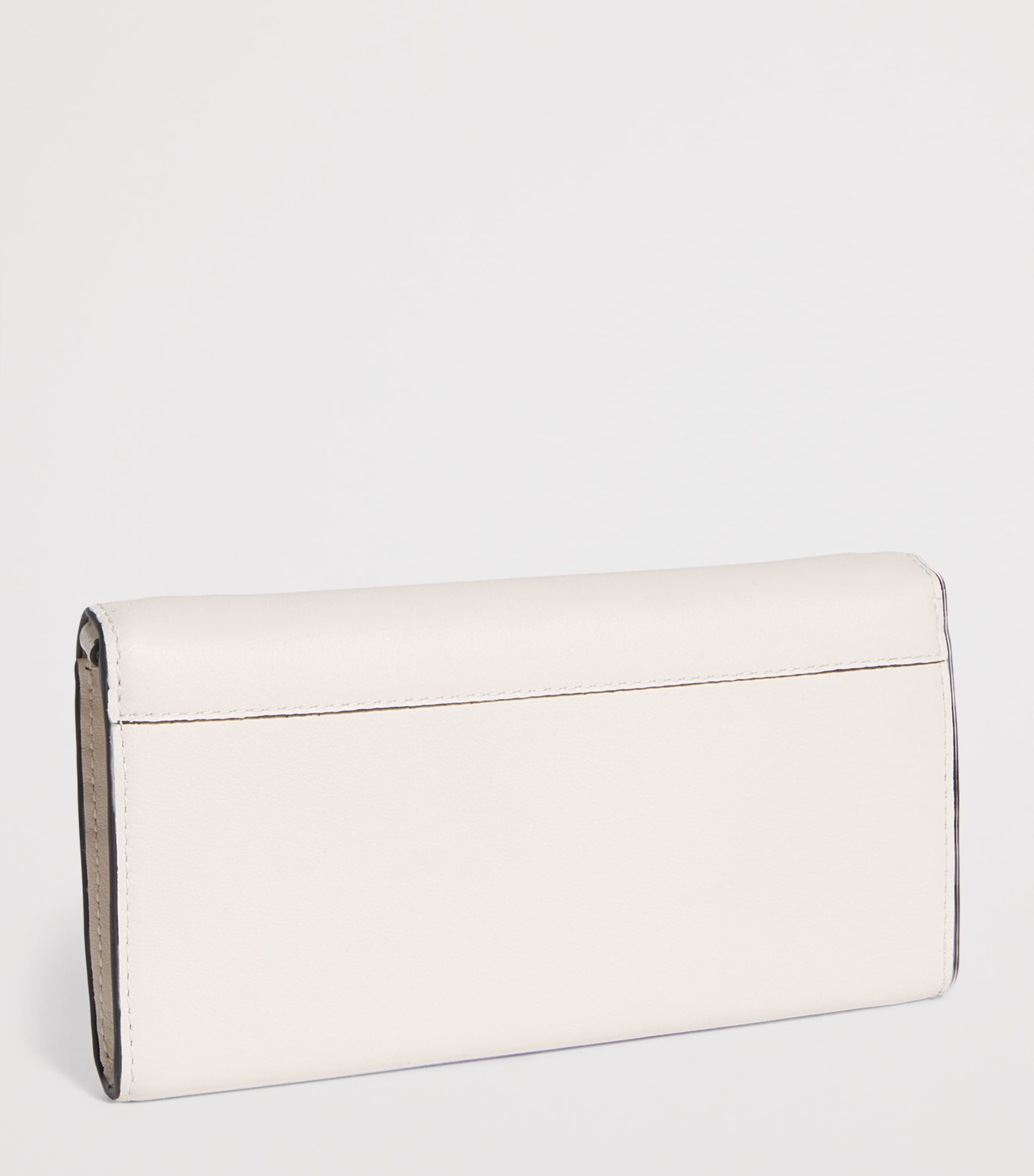 Leather Multrees Chain Wallet 971 WHITE Image 3