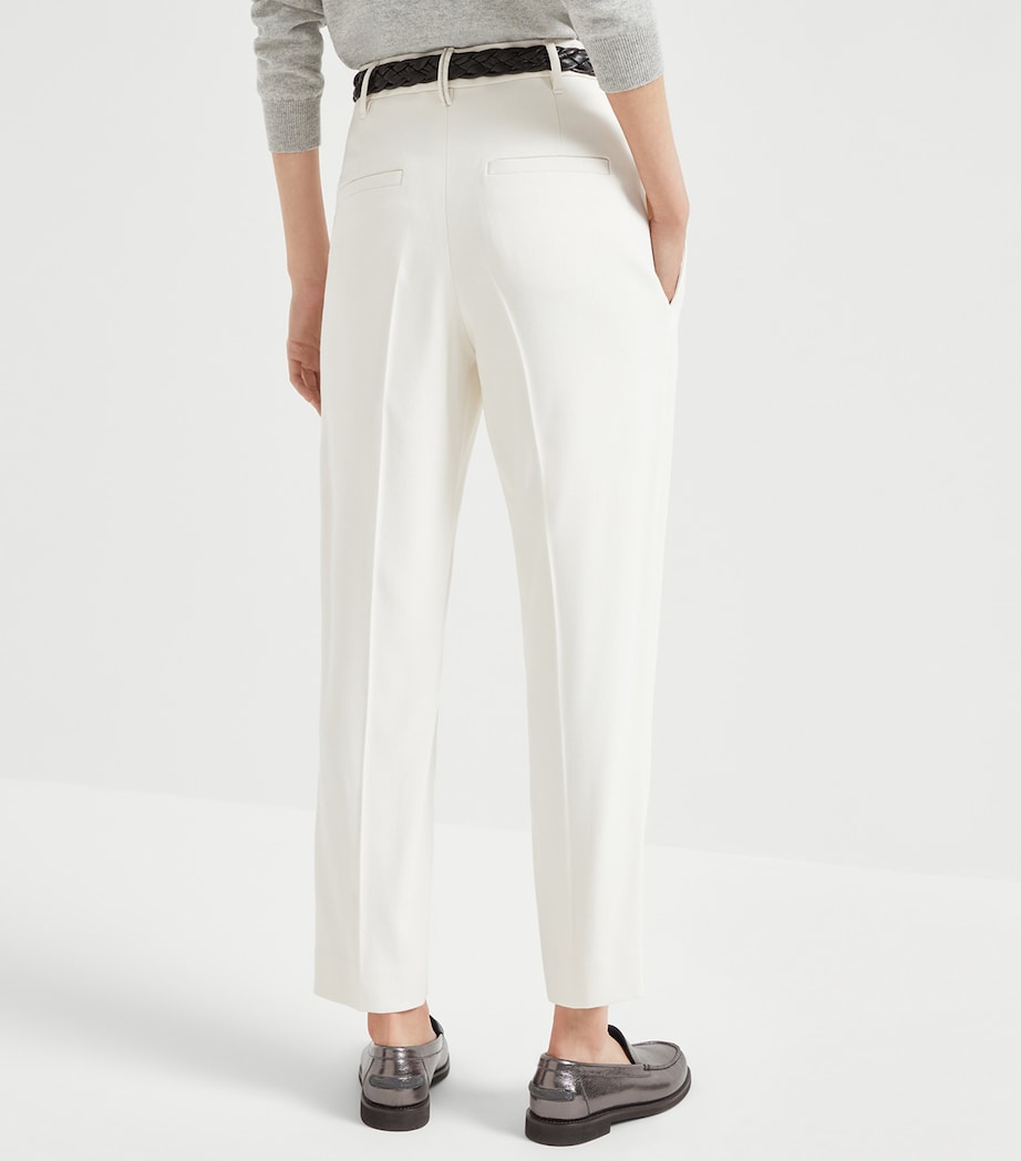 Comfort Viscose Couture Twill Slouchy Trousers C1177 Image 3