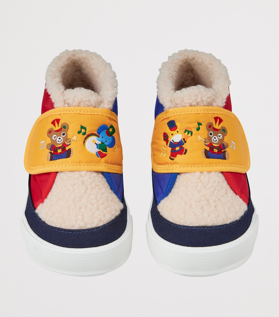 Miki House Embroidered Velcro Sneakers Image 4