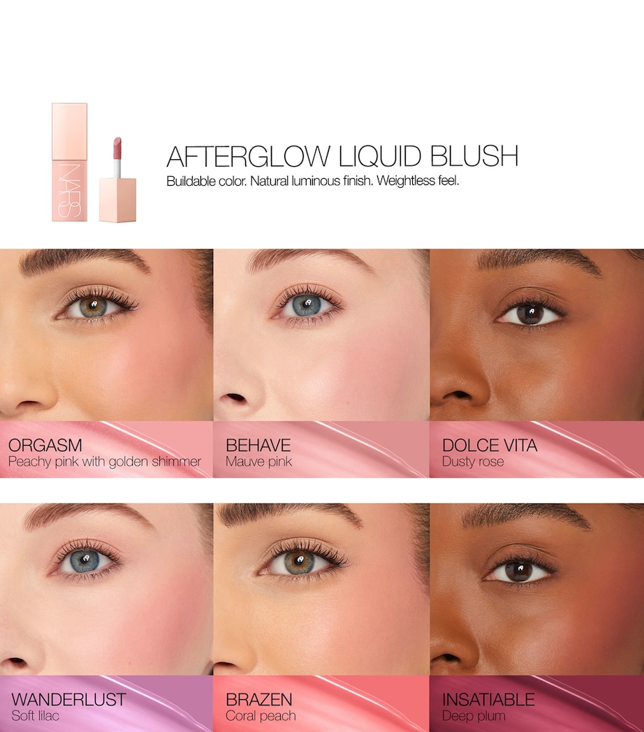 NARS Afterglow Liquid Blush Behave Image 5