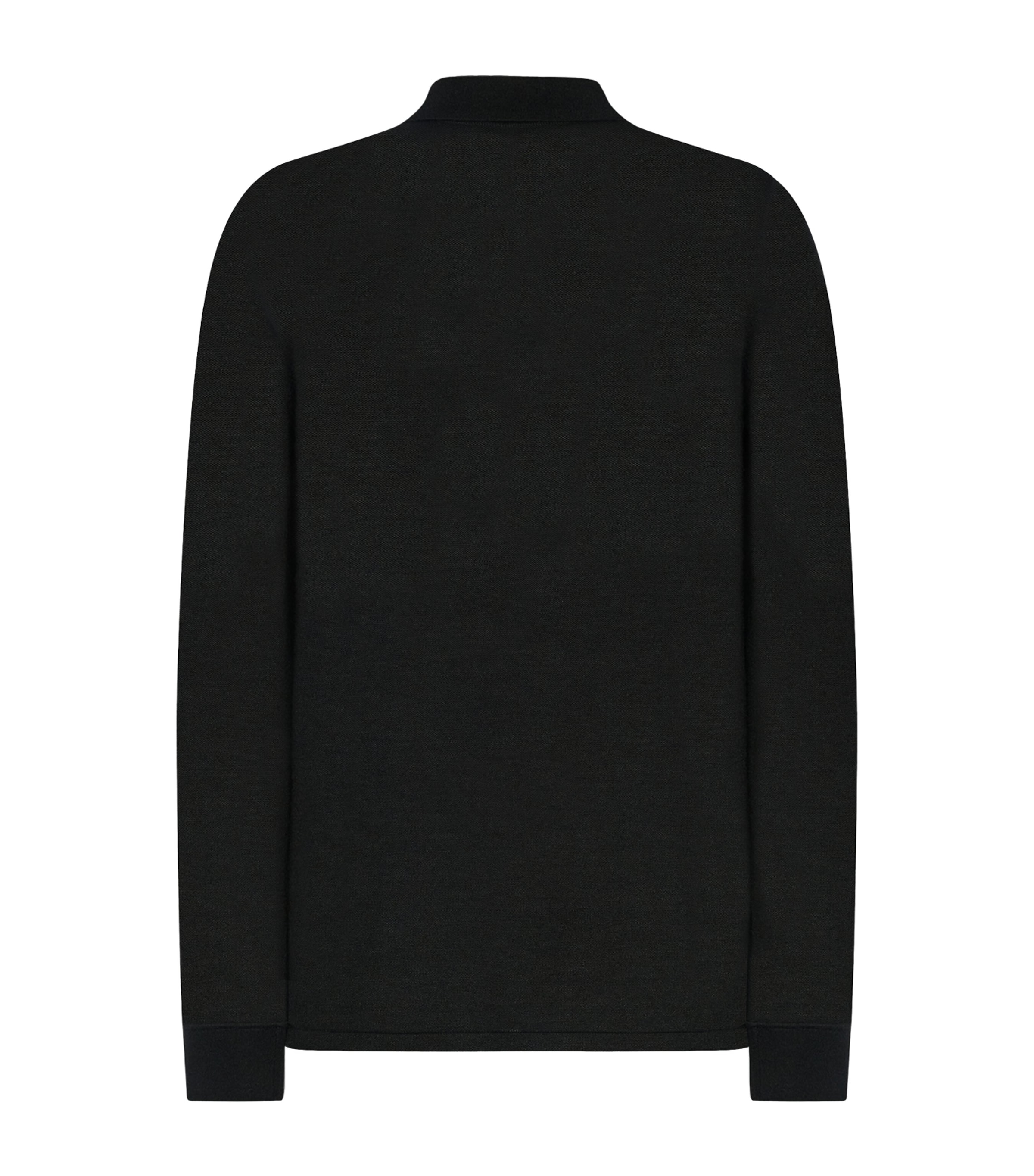 The Row Mens Blaize Cashmere Polo Sweater Black Image 2