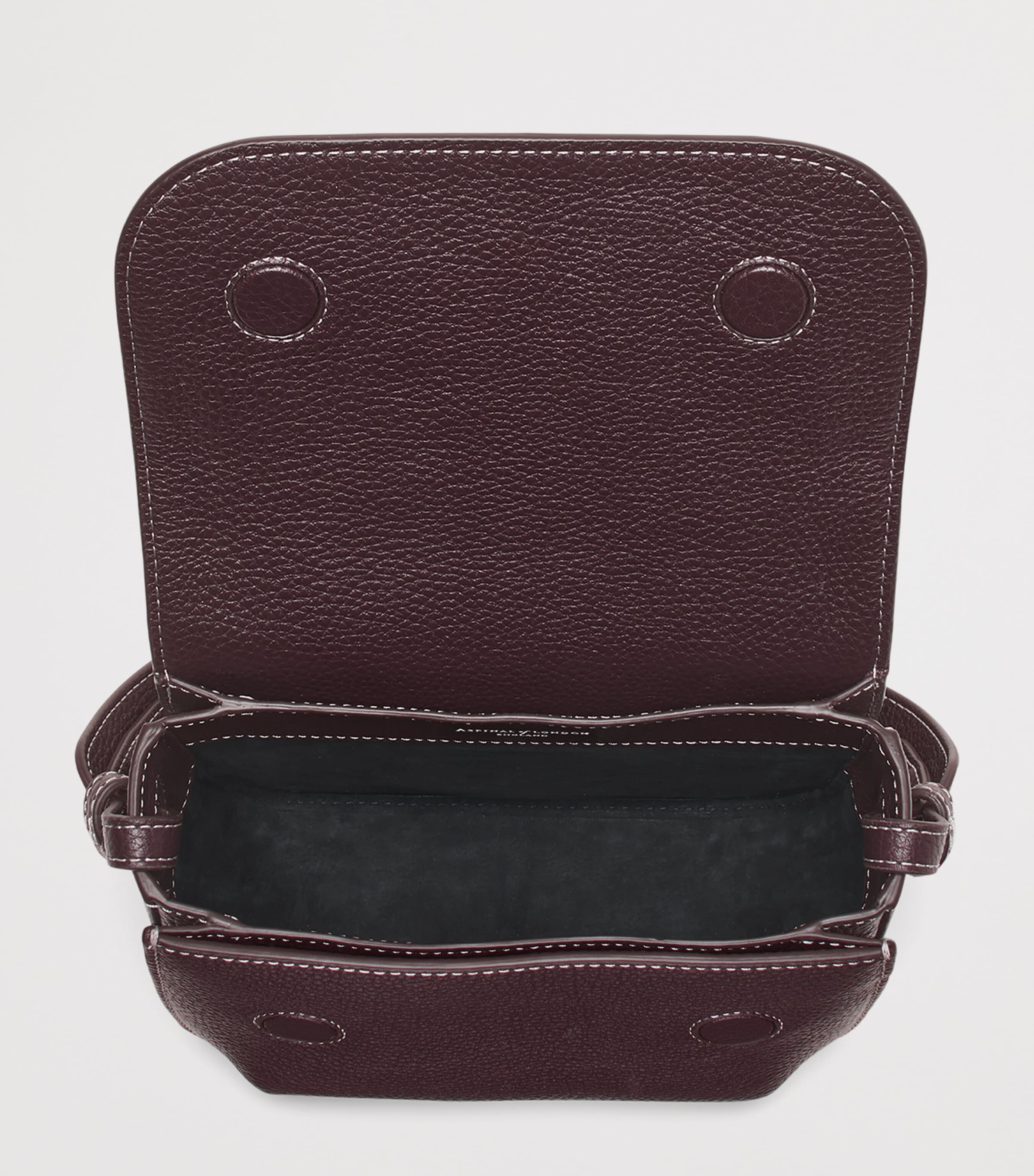 Aspinal Of London Leather Ella Cross-Body Bag Wine Image 5