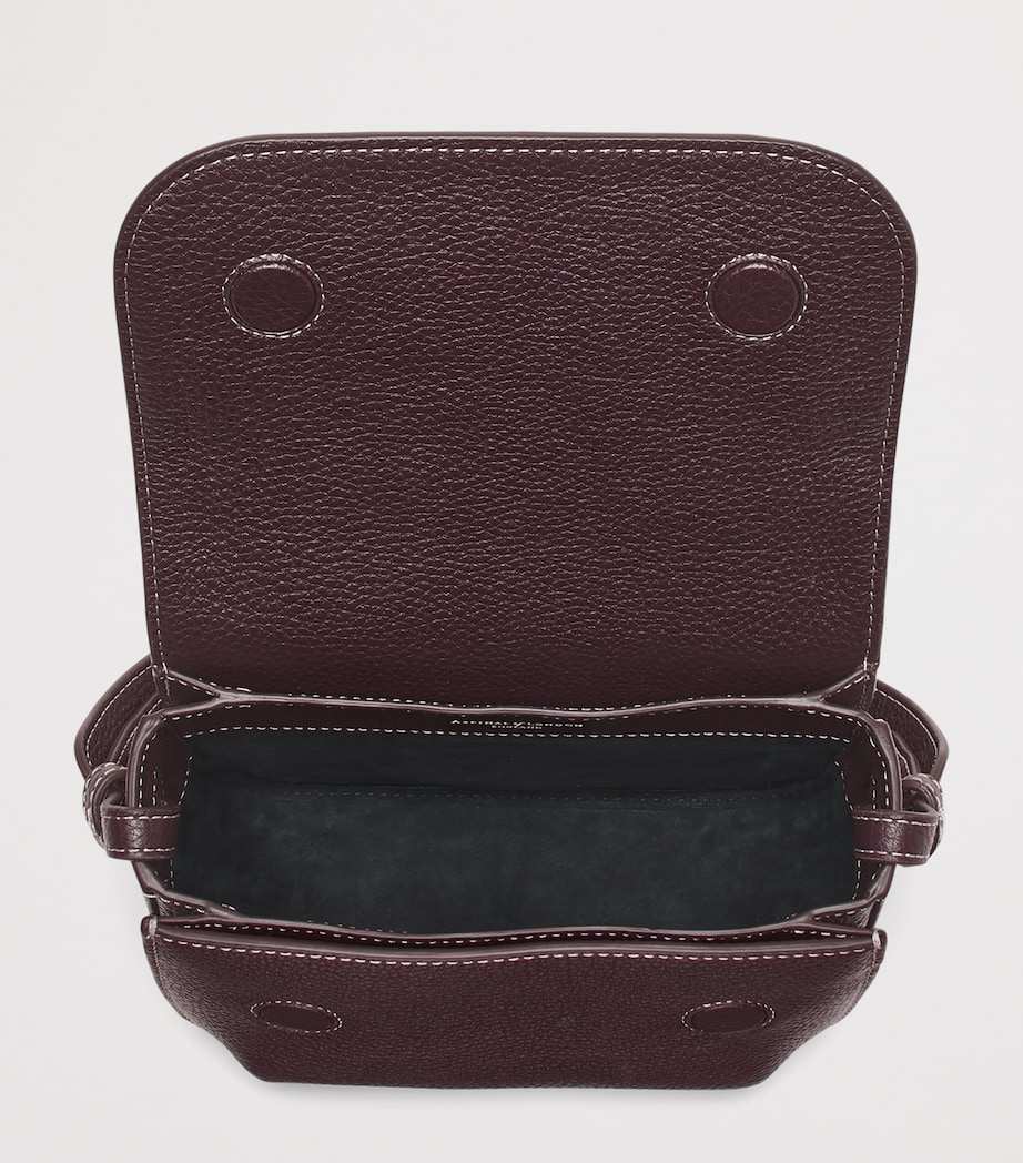 Aspinal Of London Leather Ella Cross-Body Bag Wine Image 5