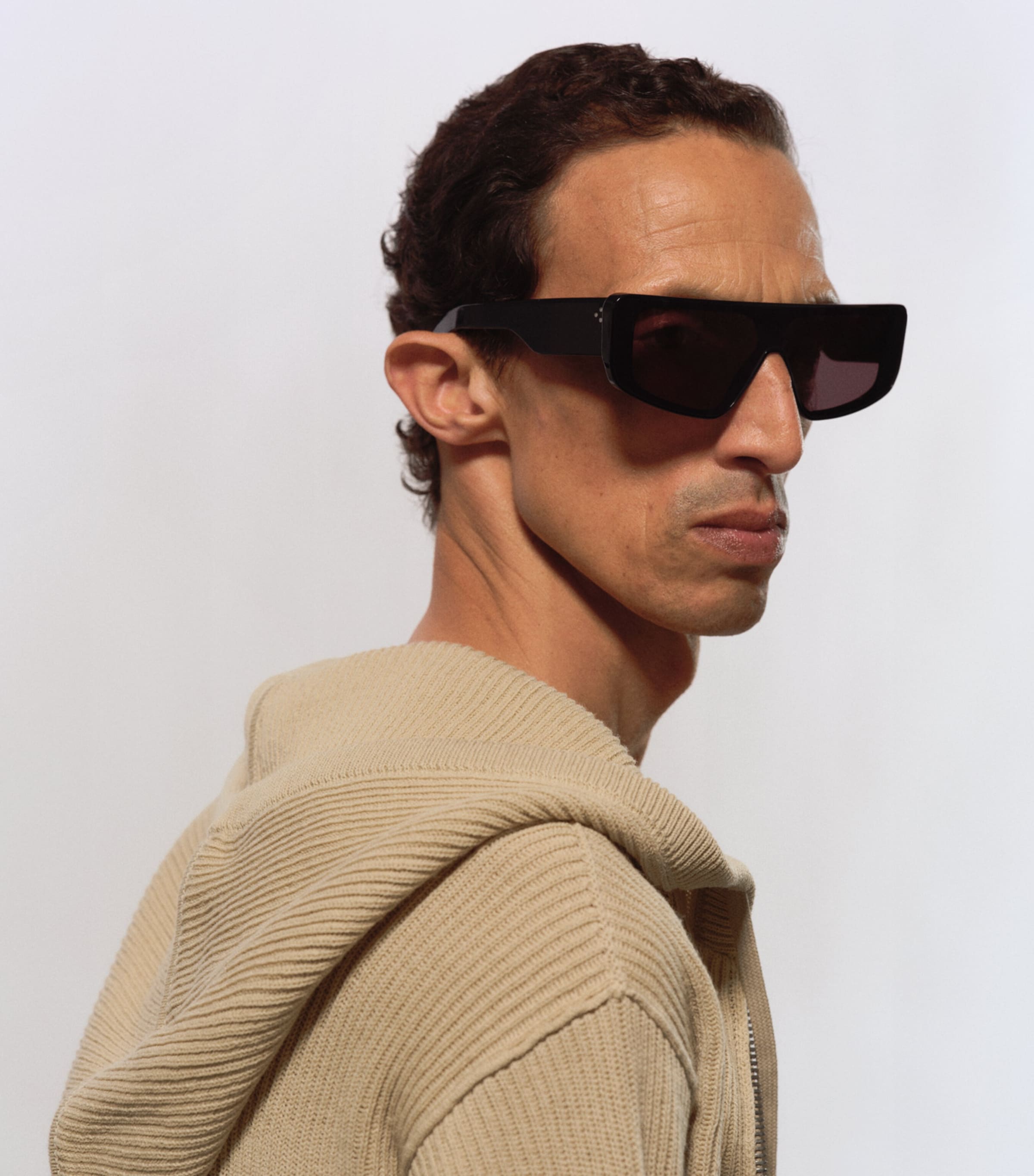 Rick Owens Geometric Performa Sunglasses Blk Image 2