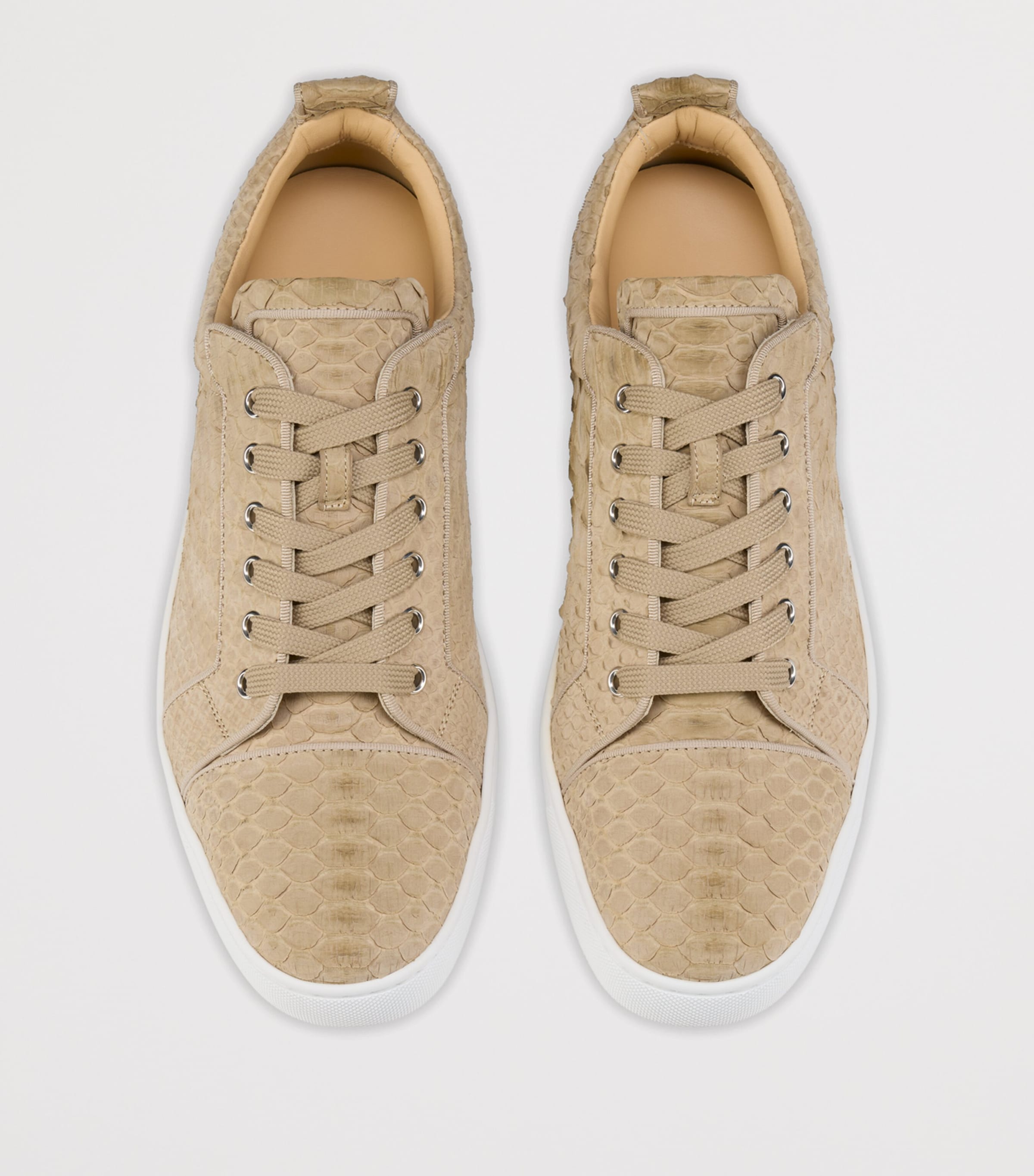 Christian Louboutin Louis Junior Orlato Python Sneakers Image 4