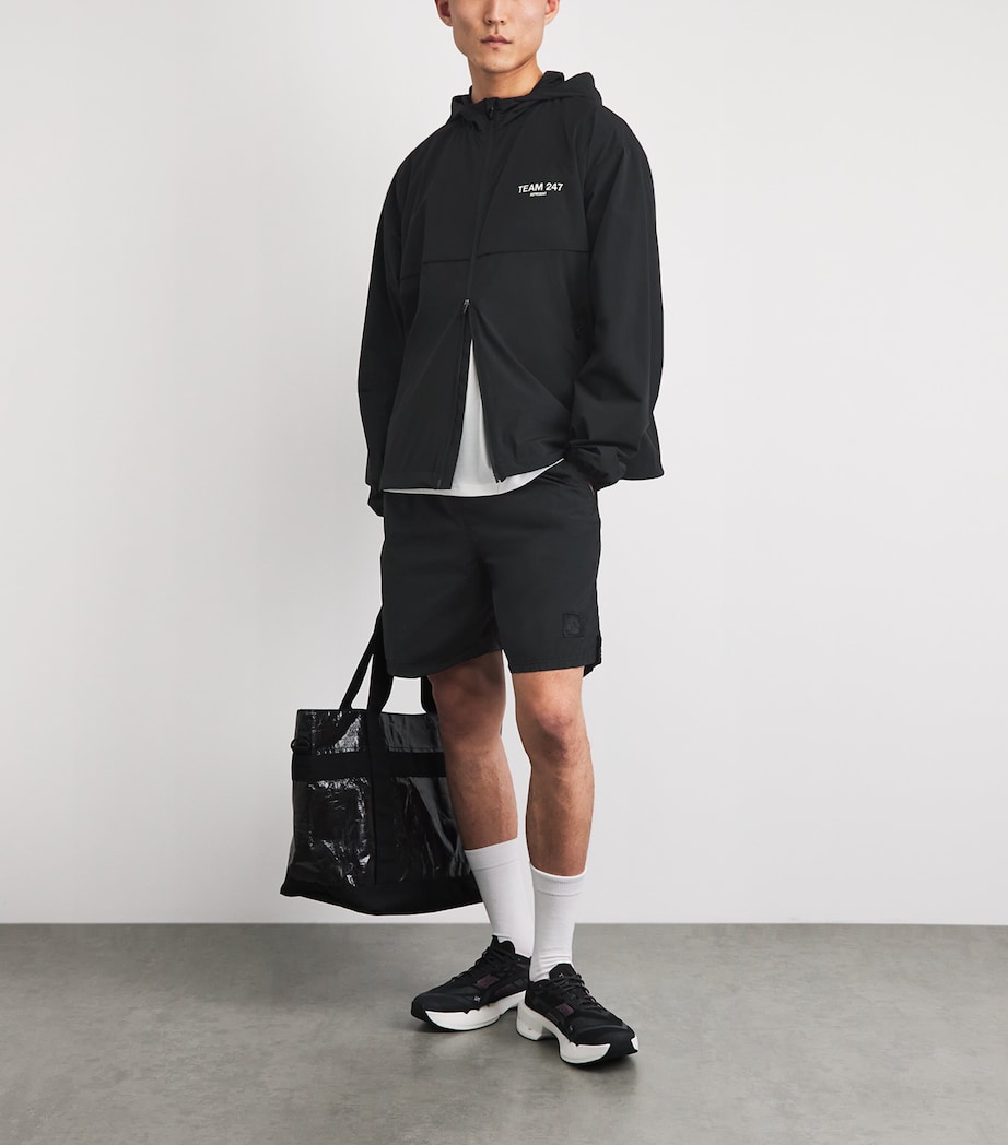 Represent 247 Mens Hooded Team 247 Track Jacket Jet Black Image 2