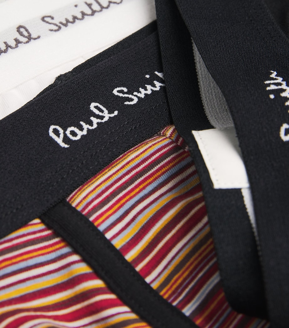 Stretch-Cotton Signature Stripe Trunks (Pack of 3) MULTICOLOUR Image 5