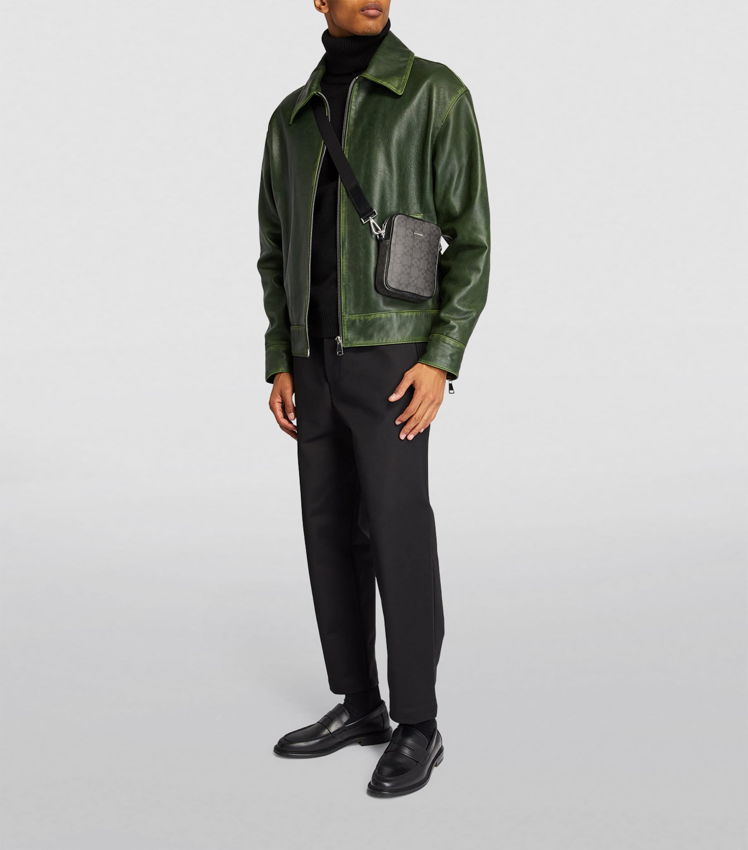 Wool-Blend Rollneck Sweater BLACK Image 2