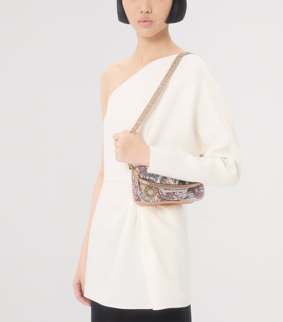 Valentino Womens Silk Asymmetric Top Image 6