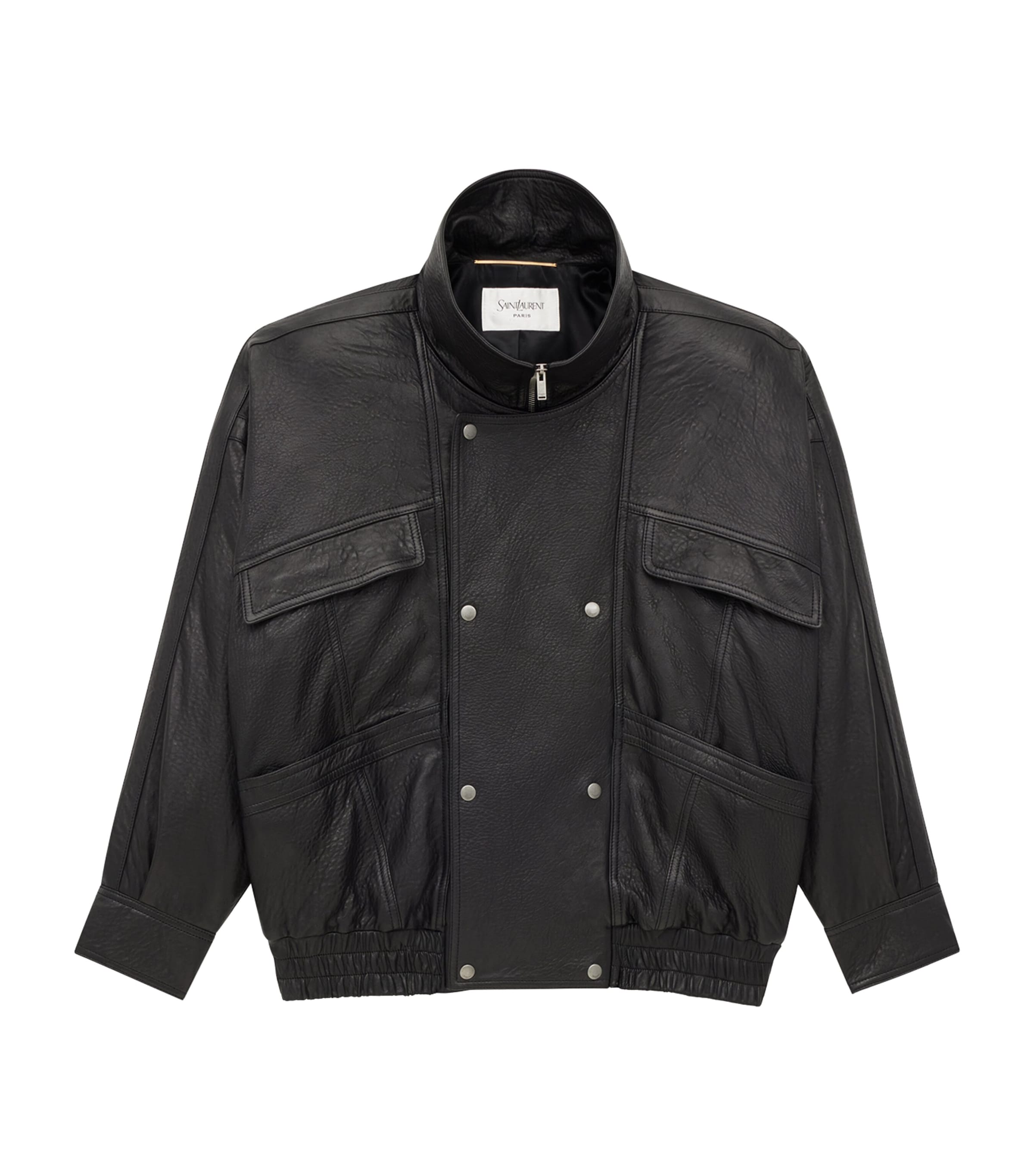Leather Bomber Jacket 1000 Image 3