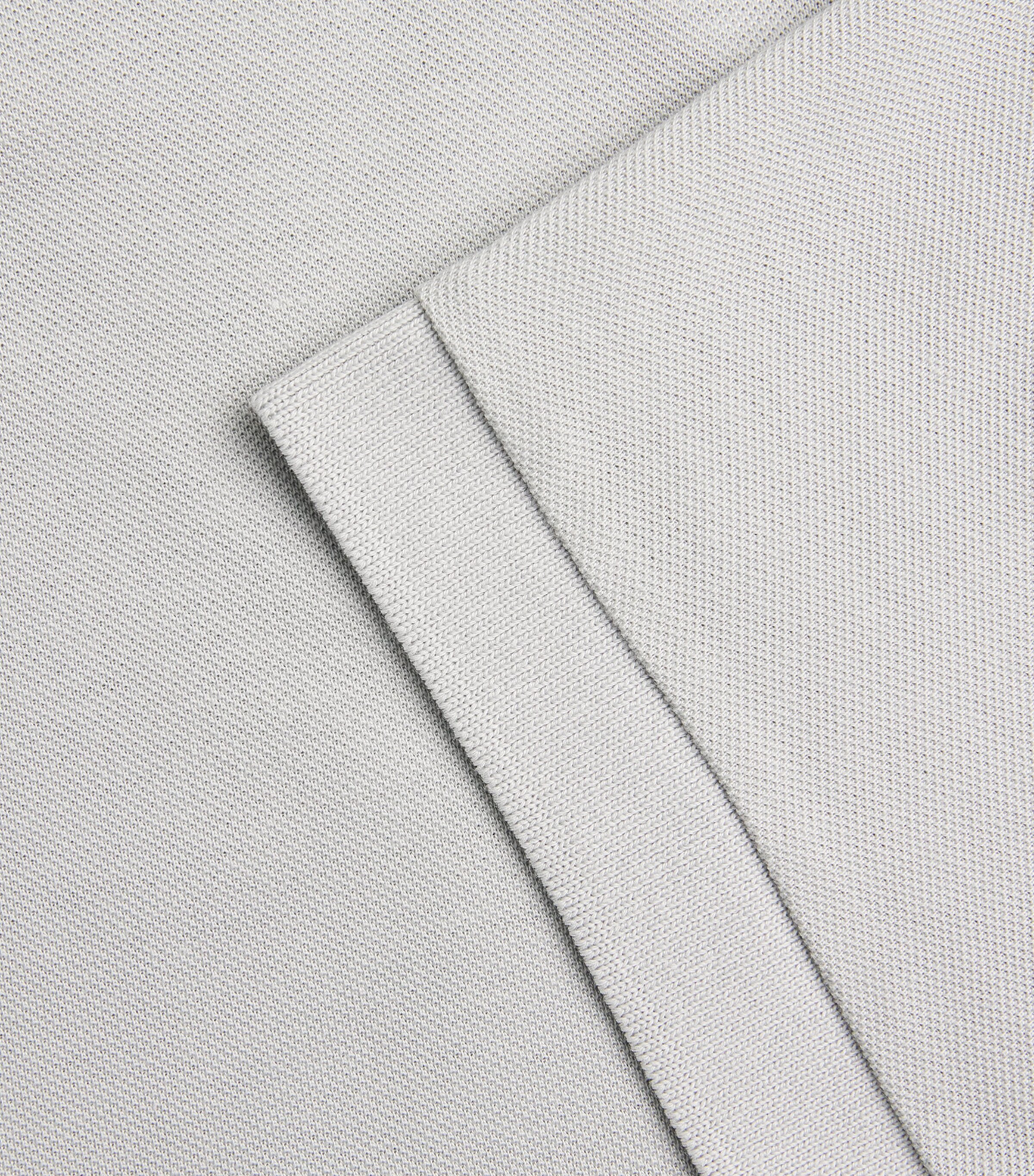 7 For All Mankind Mens Short-Sleeve Polo Shirt Light Blue Image 6