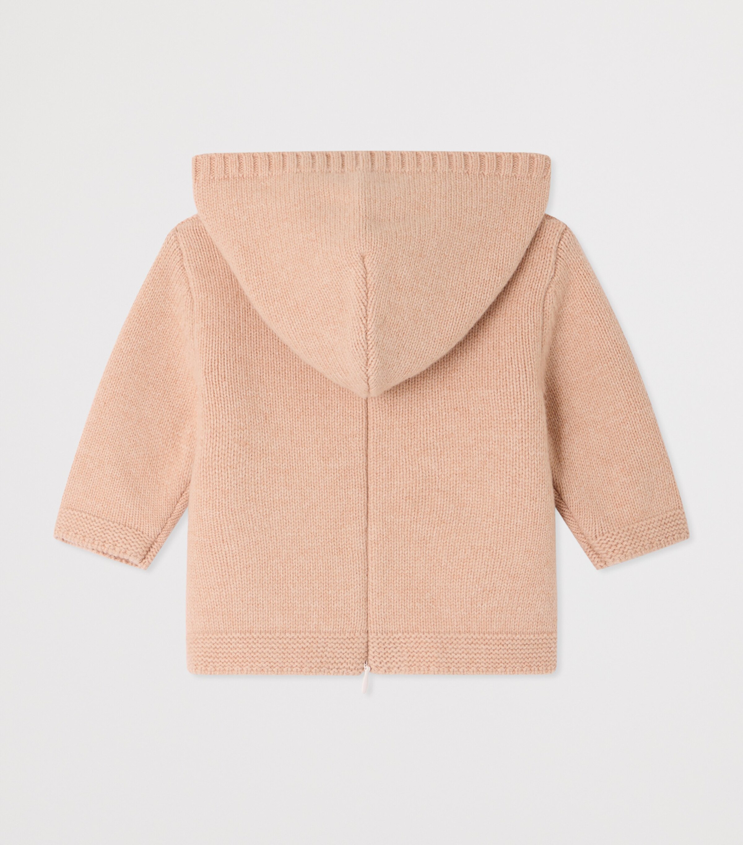Bonpoint Wool Hoodie (3-18 Months) Camel Image 2