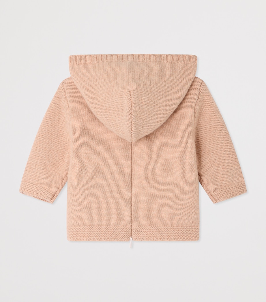 Bonpoint Wool Hoodie (3-18 Months) Camel Image 2