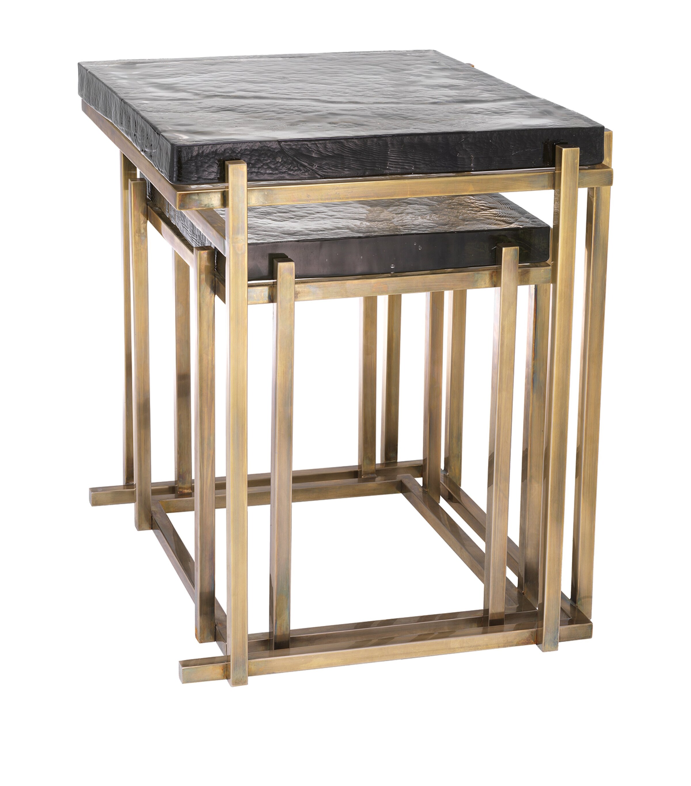 Niemeyer Side Tables (Set of 2) BRASS Image 2