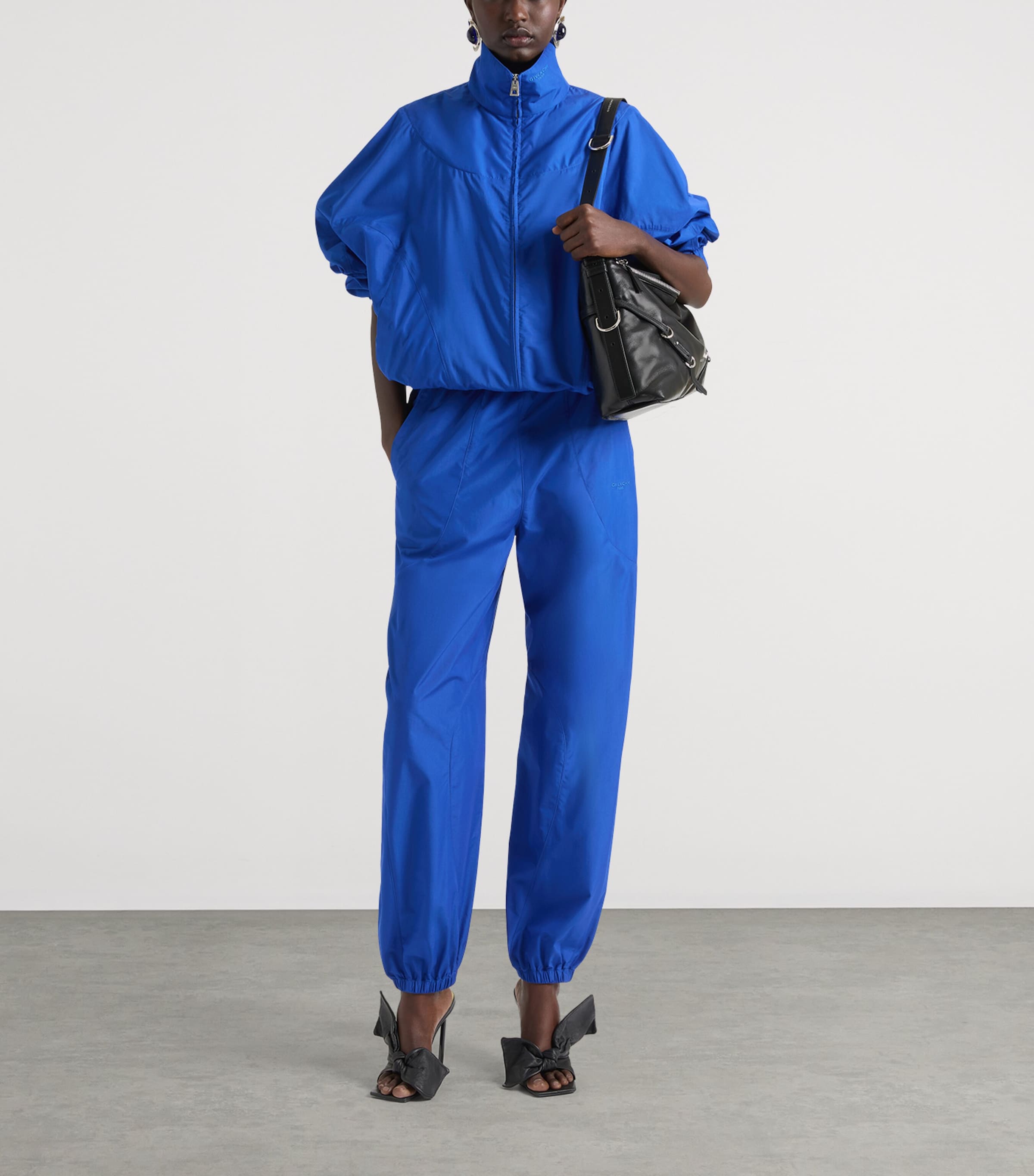 Givenchy Womens Technical Wide-Leg Trousers Image 2