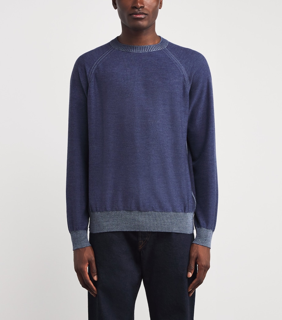 Virgin Wool Reversible Sweatshirt 2W4CARTA ZCHERO Image 6