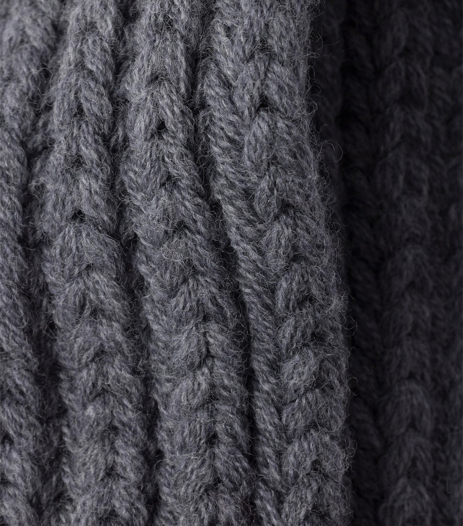 Virgin Wool Logo Scarf F0480 Image 4