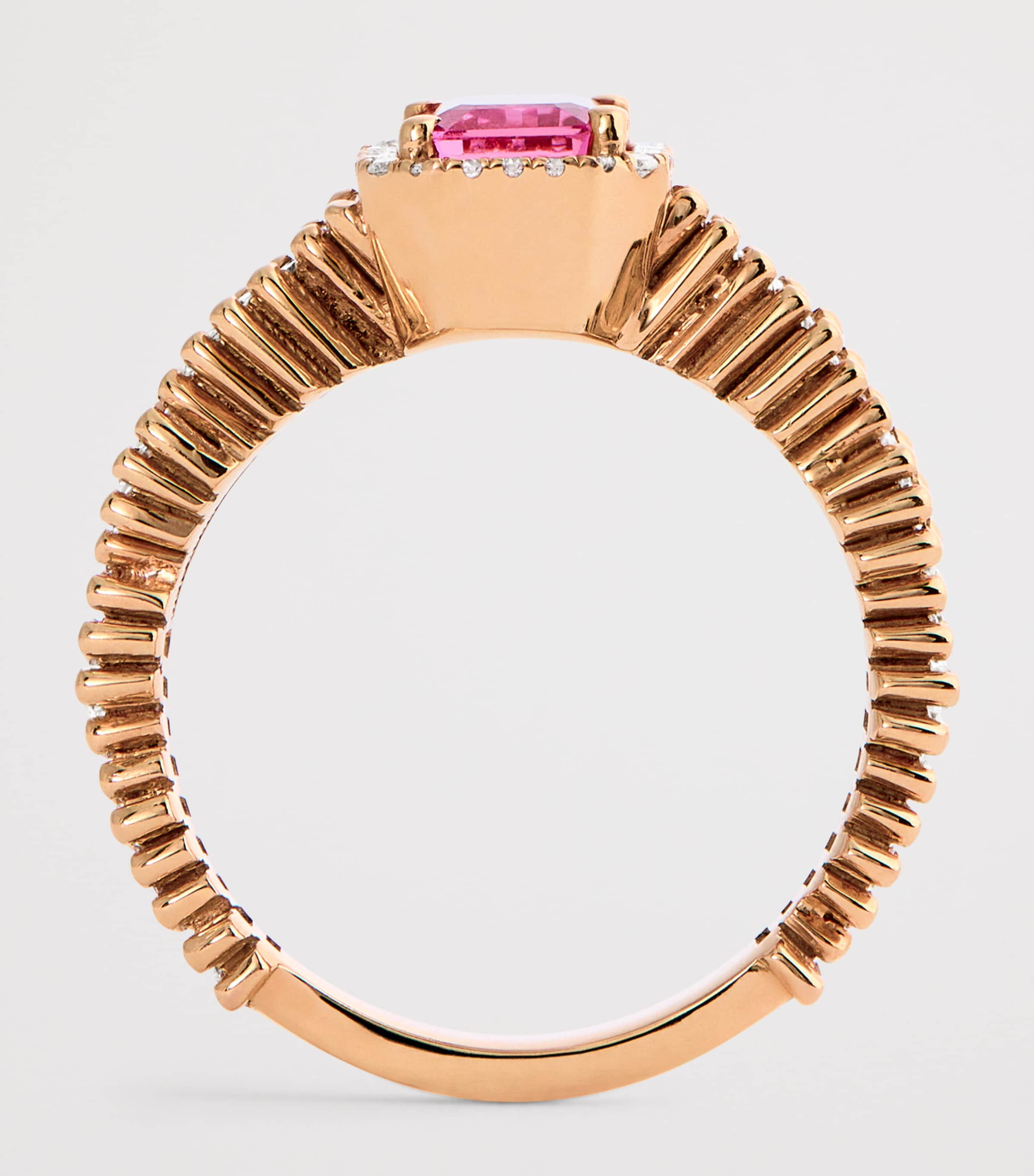 Suzanne Kalan Rose Gold, Sapphire and Diamond One of a Kind Ring Rg/ps Image 3