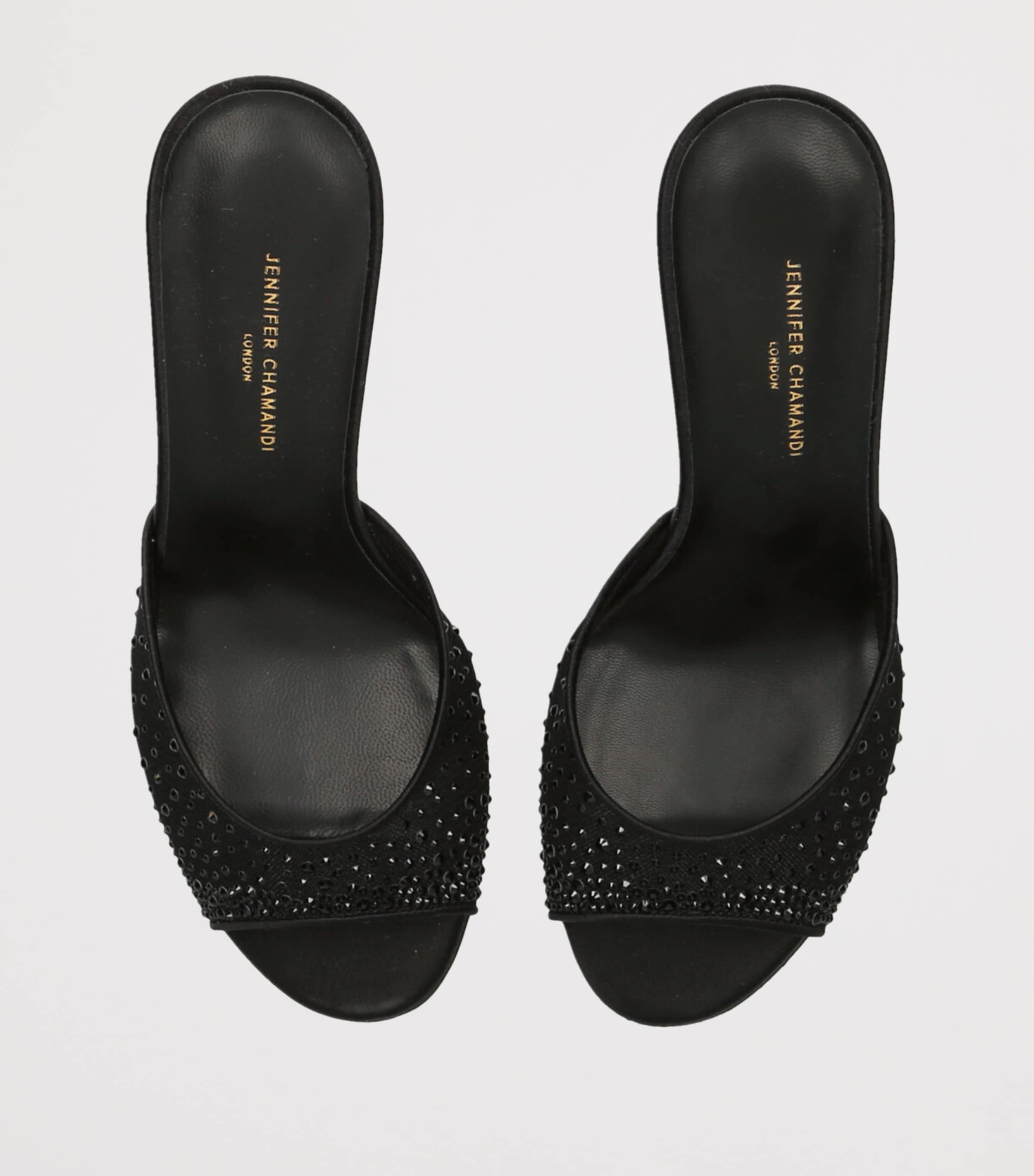 Embellished Guido Mules 85 BLACK Image 4