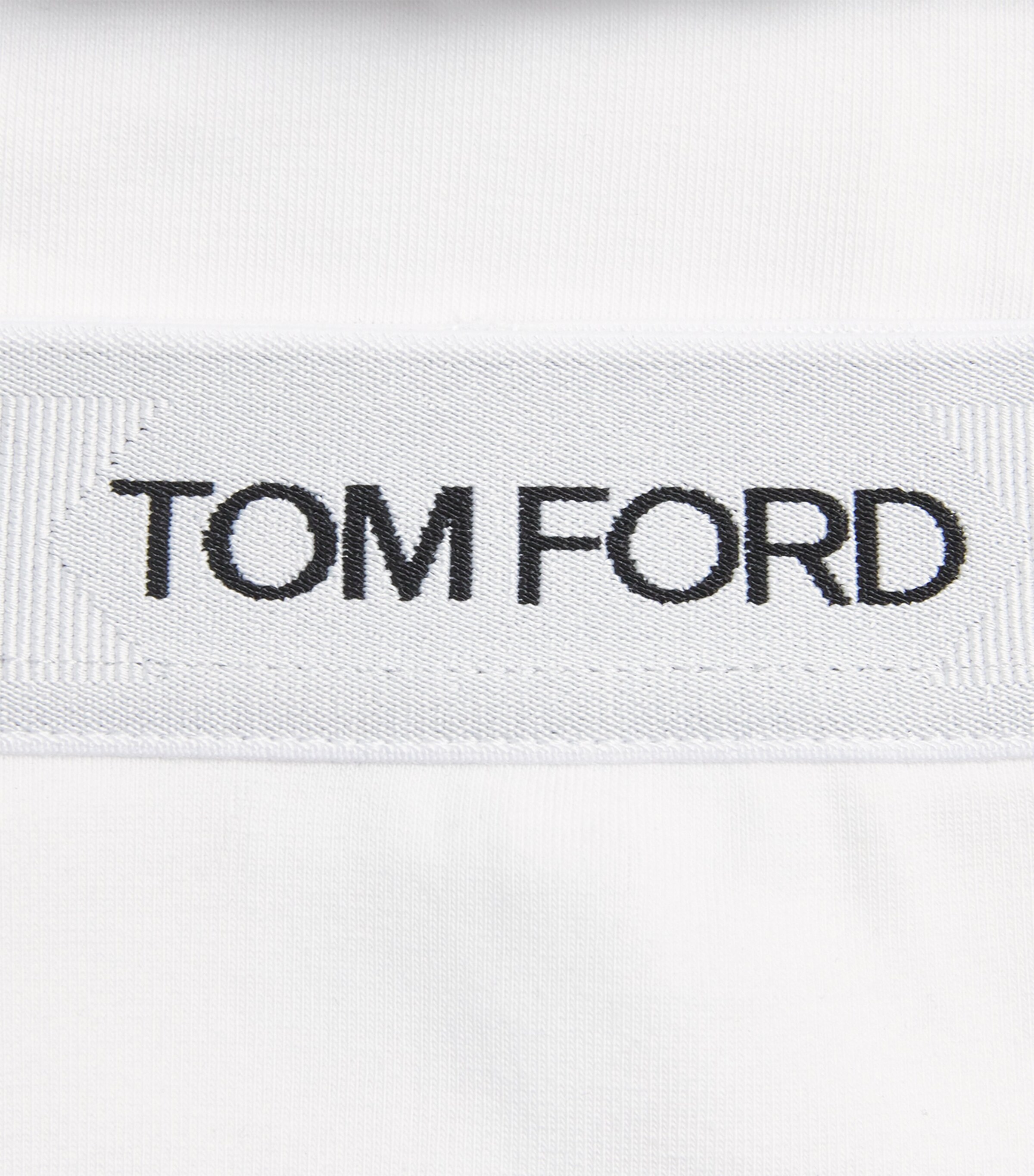 TOM FORD Mens Stretch-Cotton Logo Boxer Briefs White Image 5