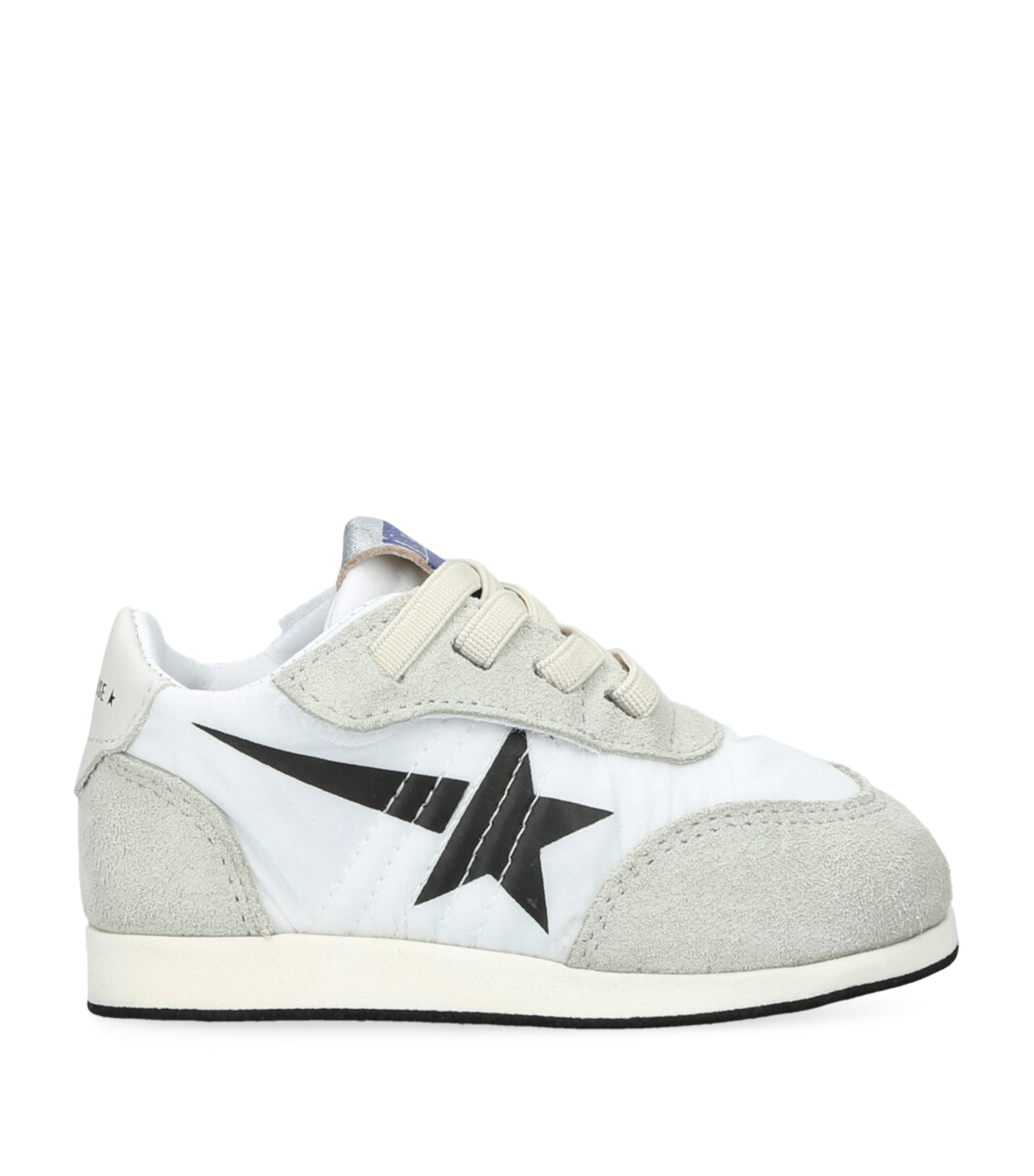 Golden Goose Leather Marathon Crib Sneakers White/blk Image 1