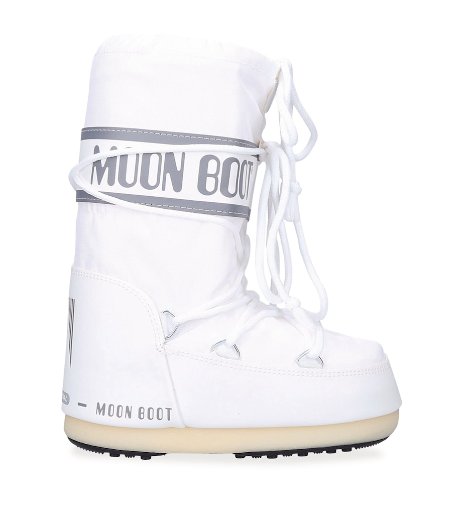 Nylon Icon Moon Boots WHITE Image 3