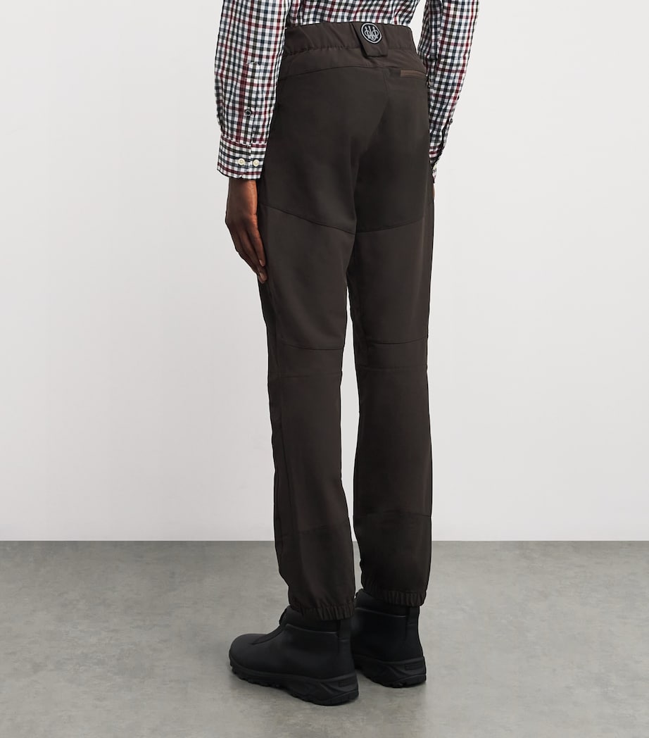 Merino Wool Half-Zip Sweater 08AA:BROWN BARK Image 4