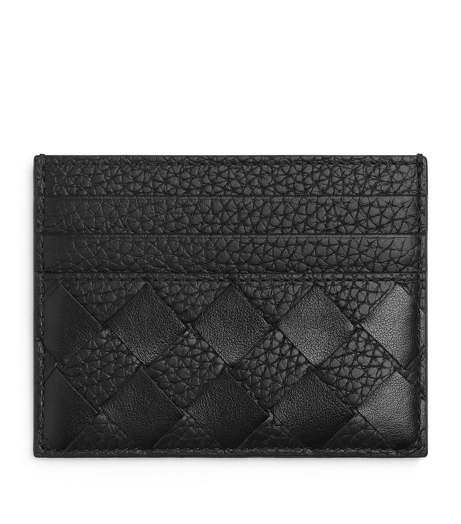 Leather Intrecciato Card Holder 1000 Image 1